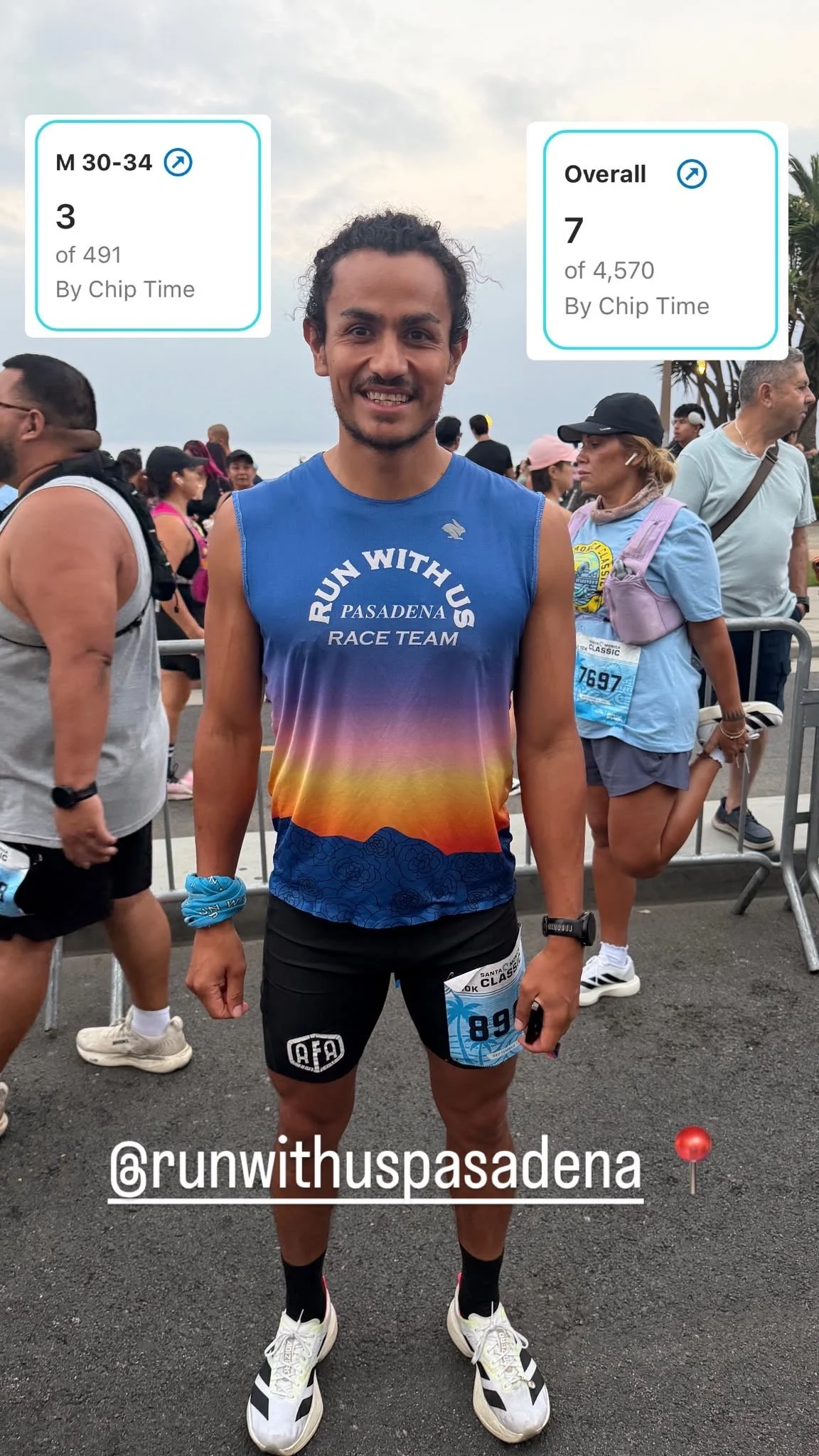Jose Runs Santa Monica Classic 10k