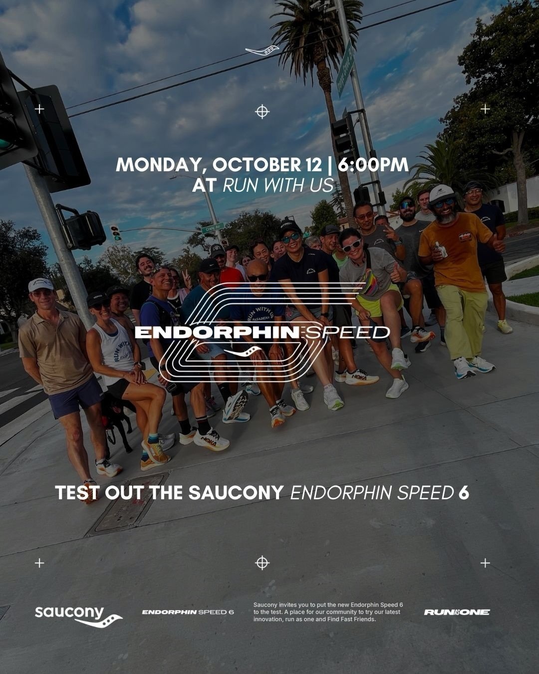 Monday Fun Run w/ Saucony featuring the NEW Endorphin Speed 6 ⚡️

Join us tonight for our Monday Fun Run/Walk! Come run, walk, hang out, and start the week with our friends from Saucony. 

Extra bonus: No heat tonight!! 

📍 Run With Us &mdash; 235 N