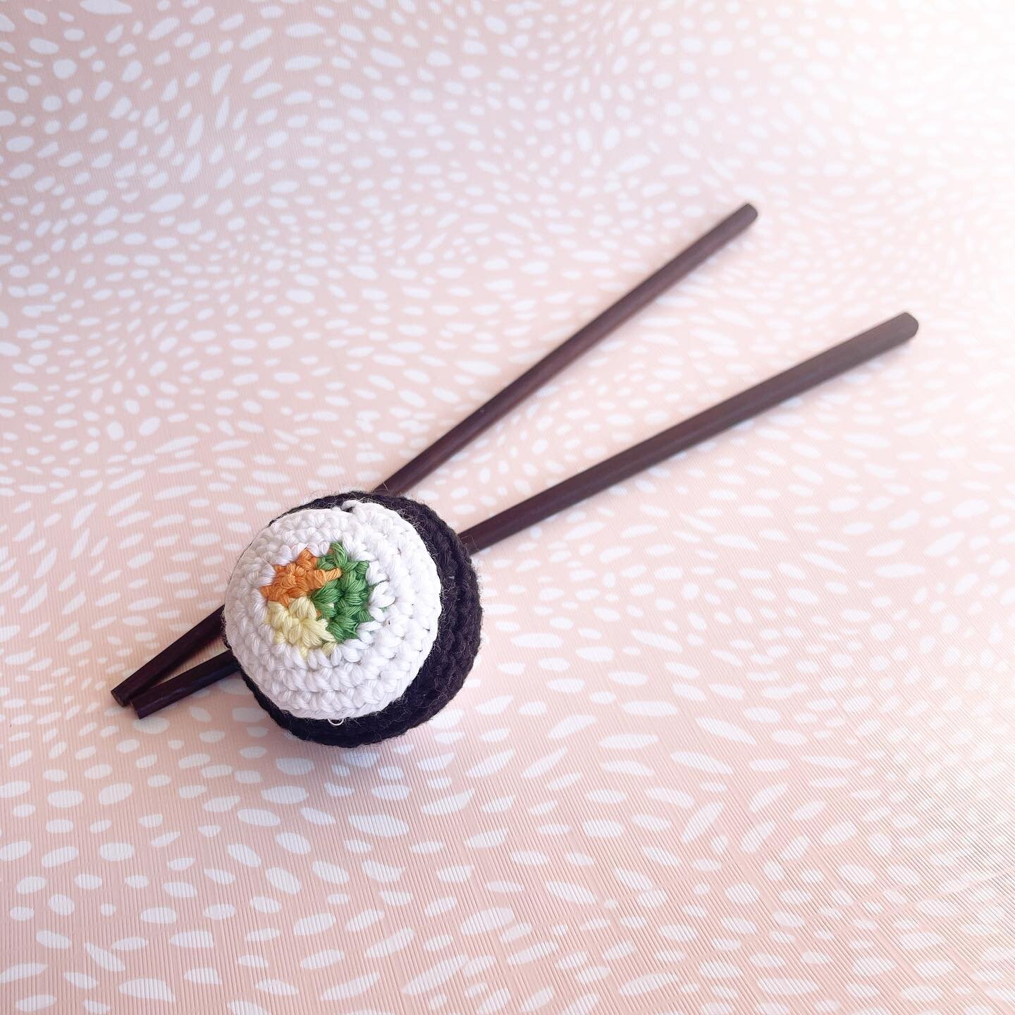 Ethically sourced, dolphin-safe sushi for your feline friend 😉🍣😻
.
.
.
.
.
.
#cattoy #cattoys #crochet #amigurumi #crochetsushi #sushicattoy #handmade #handmadetoys #yarnaddict #organic #organiccotton #catsofinstagram #catlover #instacat #catlover
