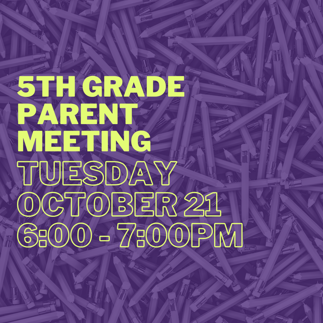 5th Grade Parent Meeting