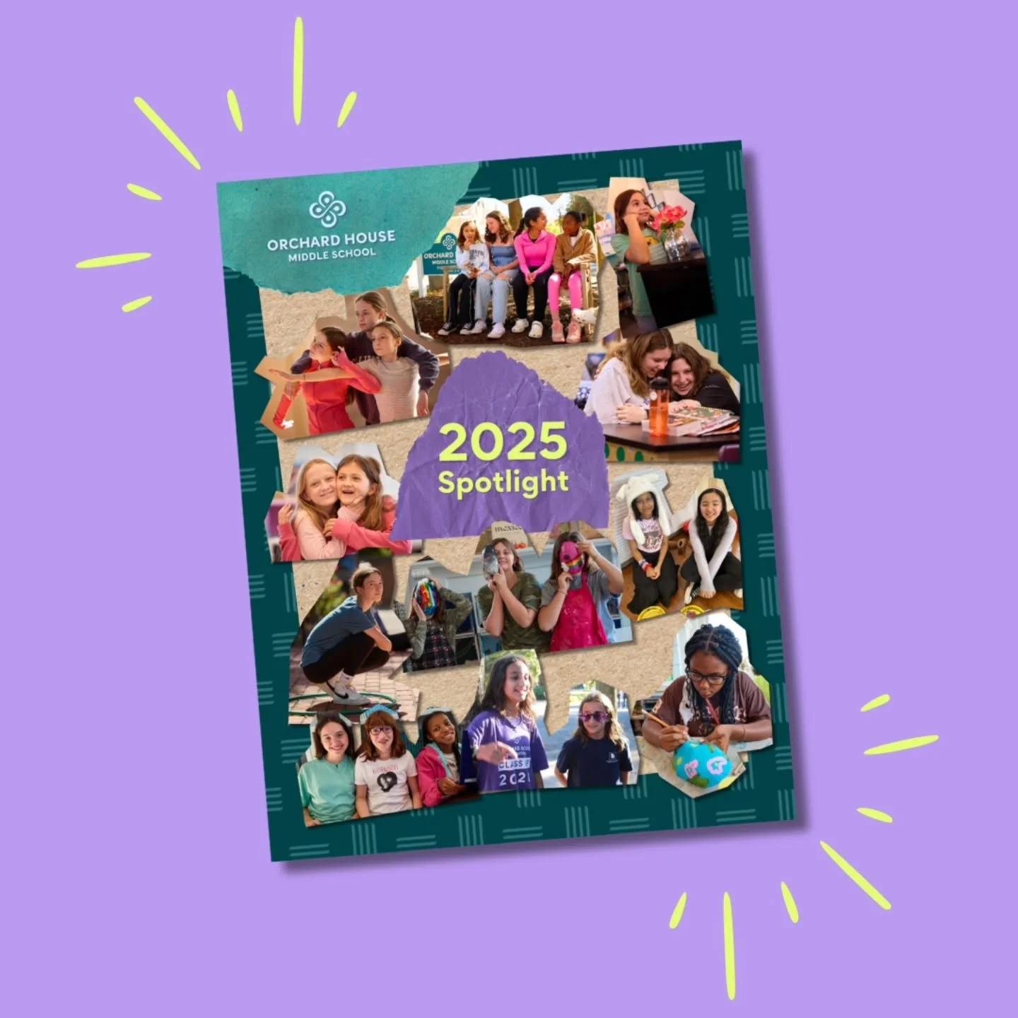 The 2025 Spotlight is here! This annual publication highlights what we've been up to at Orchard House this past year, including donor spotlights, alumnae updates, news from the past year, and a feature about Taylor Hollander's last year teaching. &bu