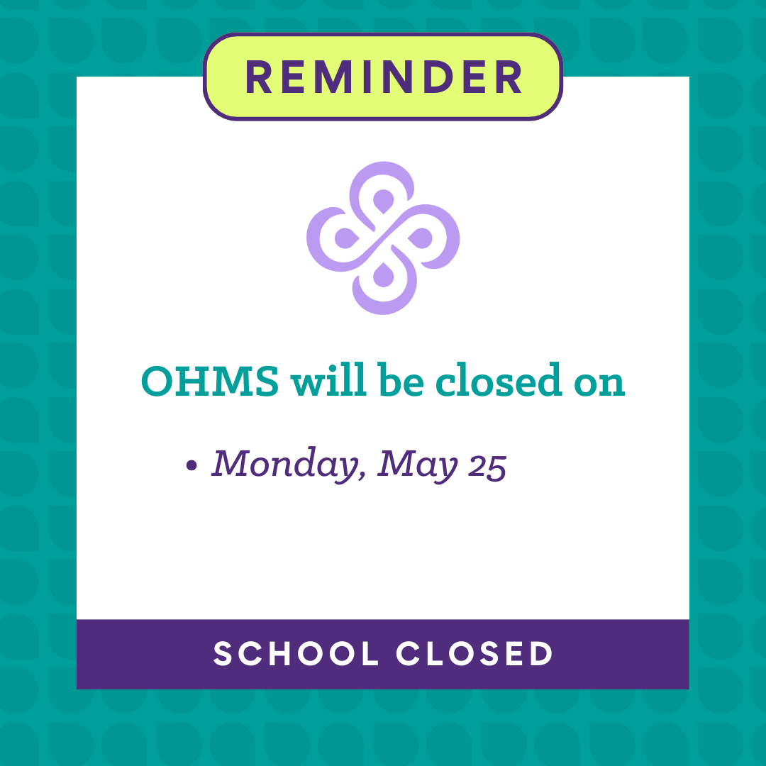 School Closed: Memorial Day