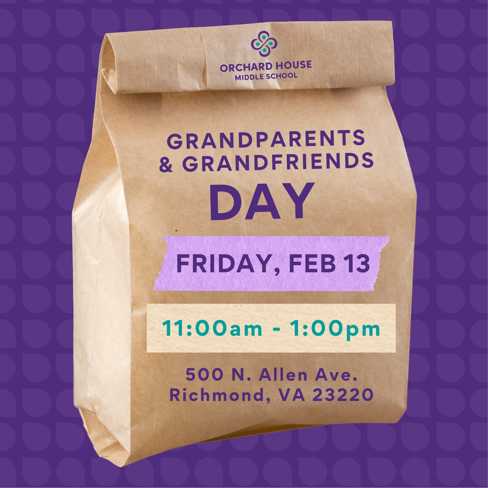 Grandparents and Grandfriends Day is a much-anticipated event at Orchard House Middle School! Join your granddaughter or grandfriend to meet the teachers, friends, and community she loves. Please plan to bring a picnic lunch for yourself and your gra