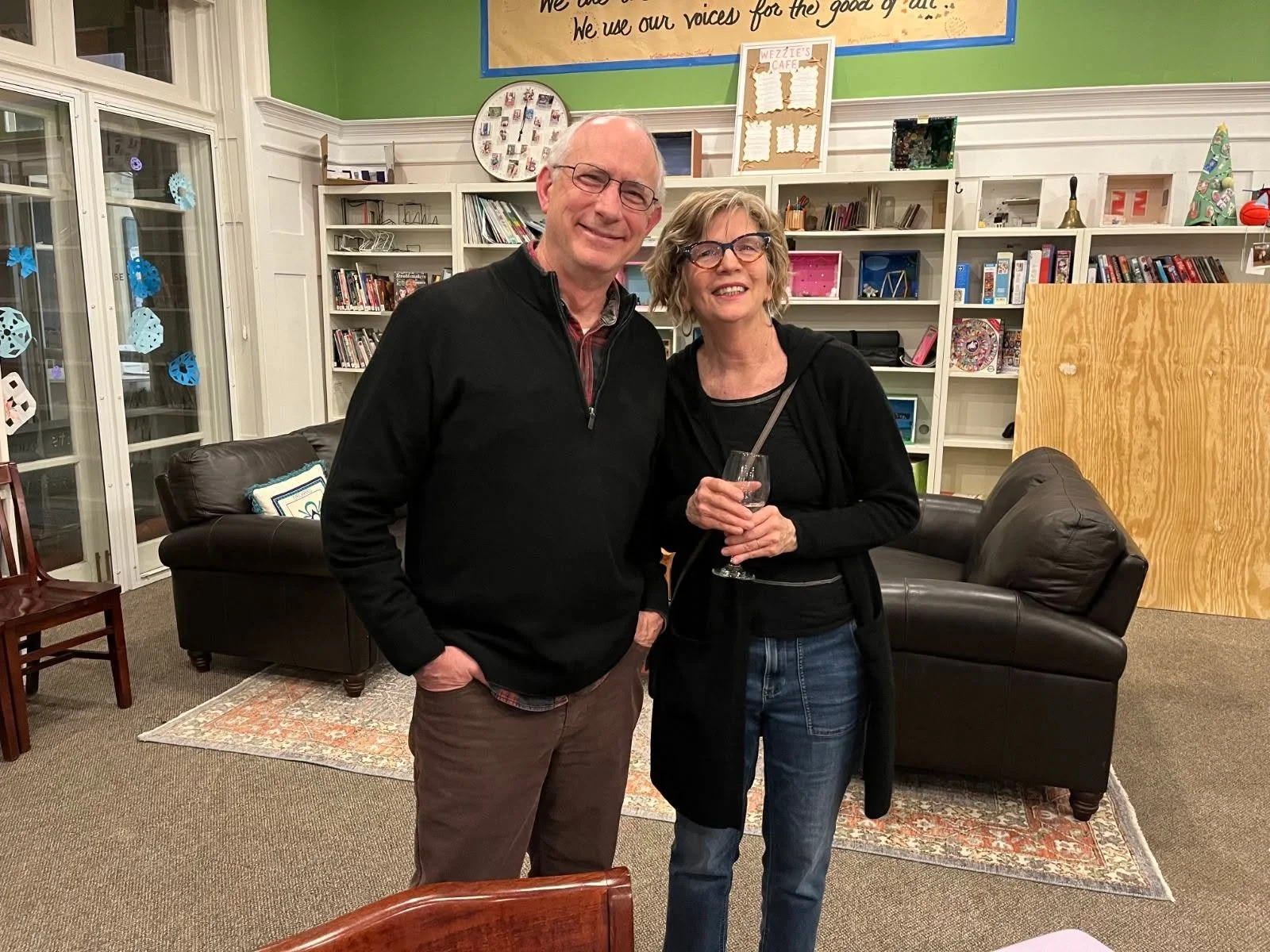 What a delight to host alumnae parents for a social hour here at OHMS&mdash;be on the lookout for more opportunities to reconnect with other Orchard House families!