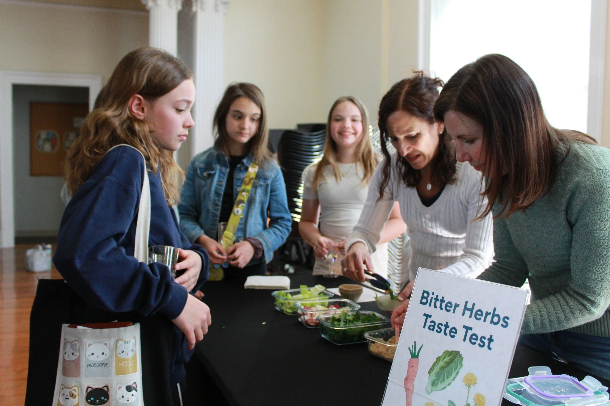 Parents organized a whole-school event to highlight Passover traditions with interactive stations&mdash;matzah and bitter herbs taste testing, goblet decoration, writing names in the Hebrew alphabet, Seder artifacts, and plague pong!