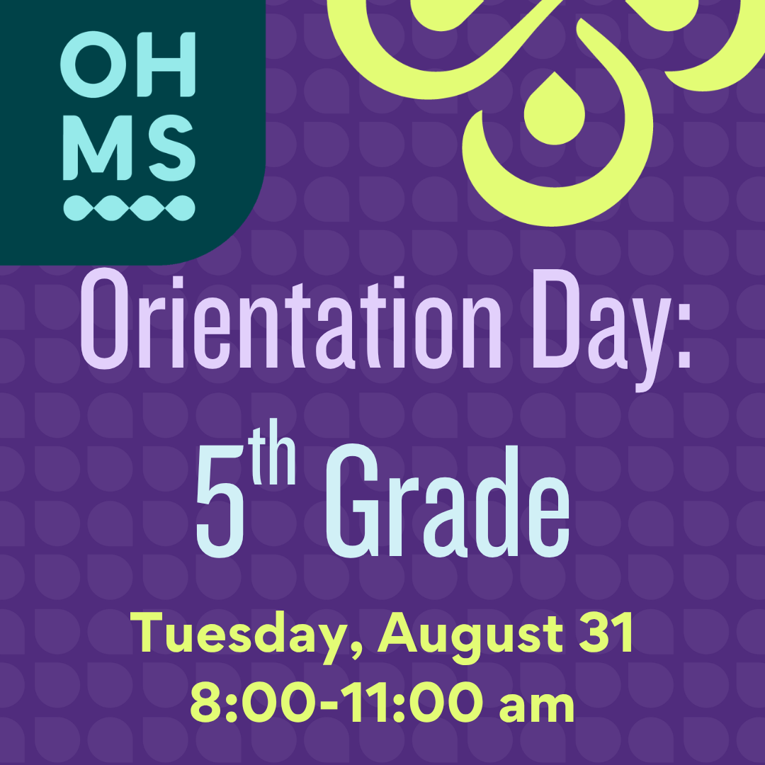 Orientation Day: 5th Grade