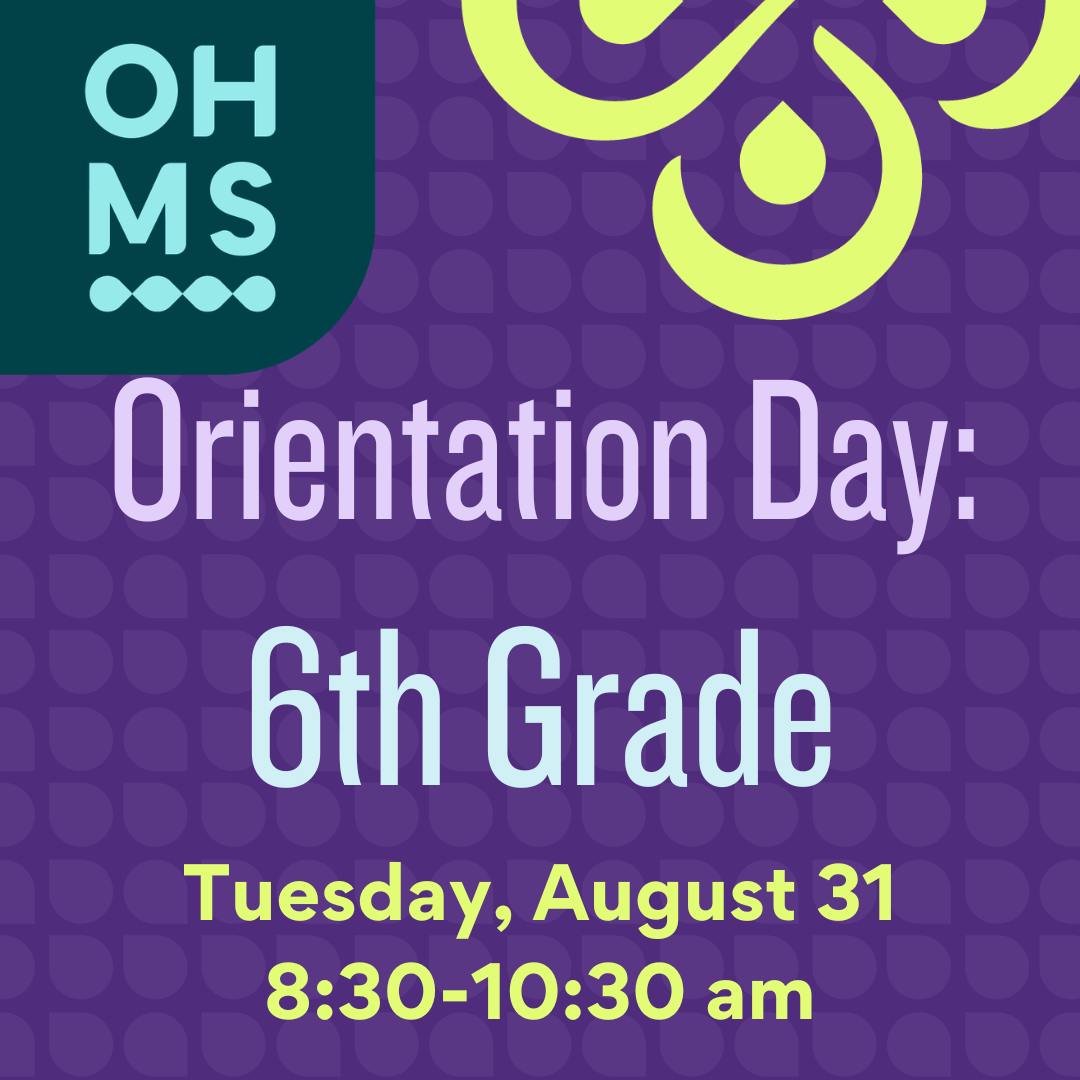 Orientation Day: 6th Grade