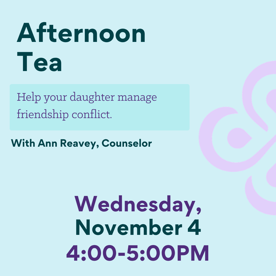 Afternoon Tea: Ann Reavey, Counselor