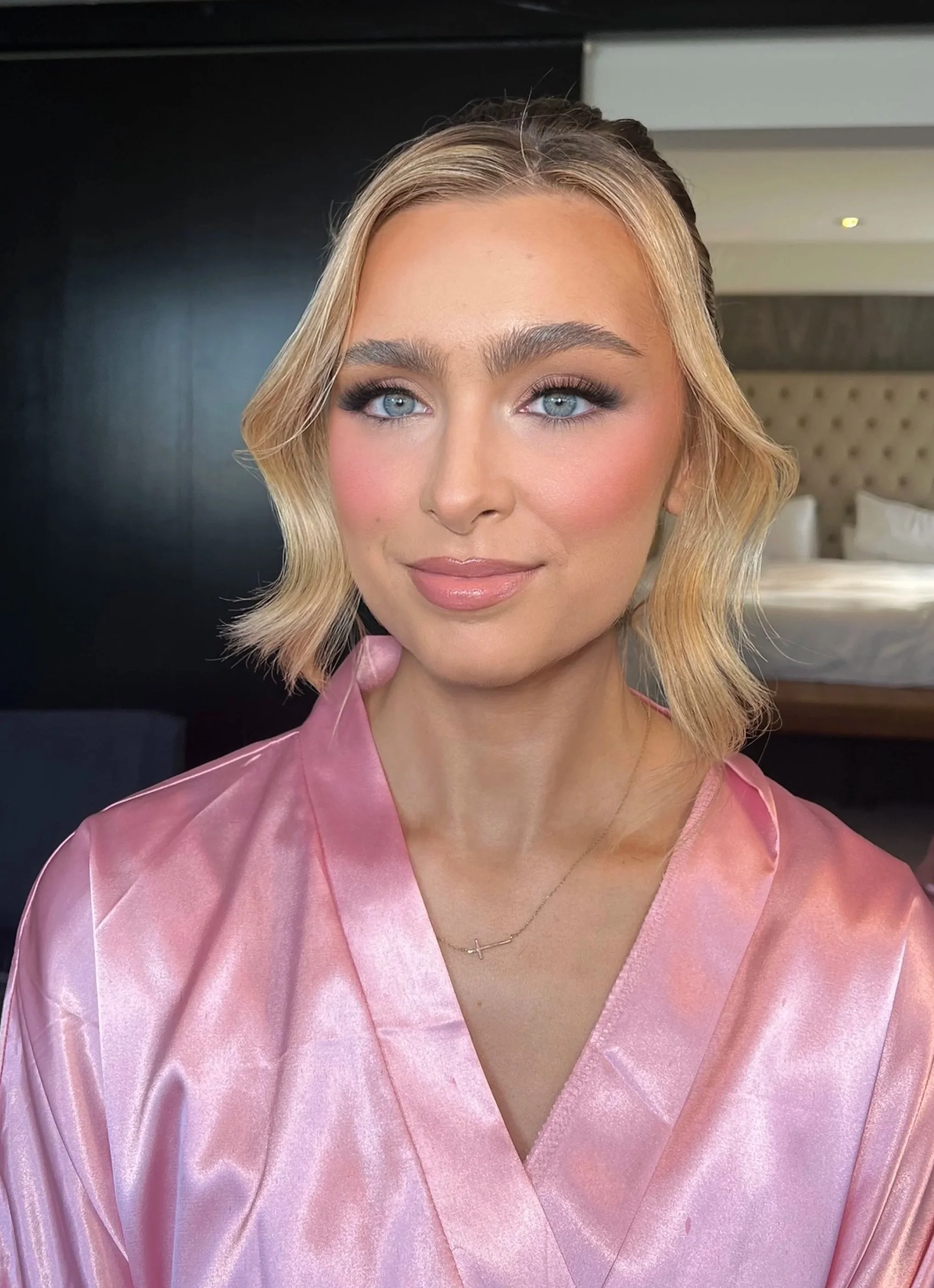 Timeless bridal beauty look