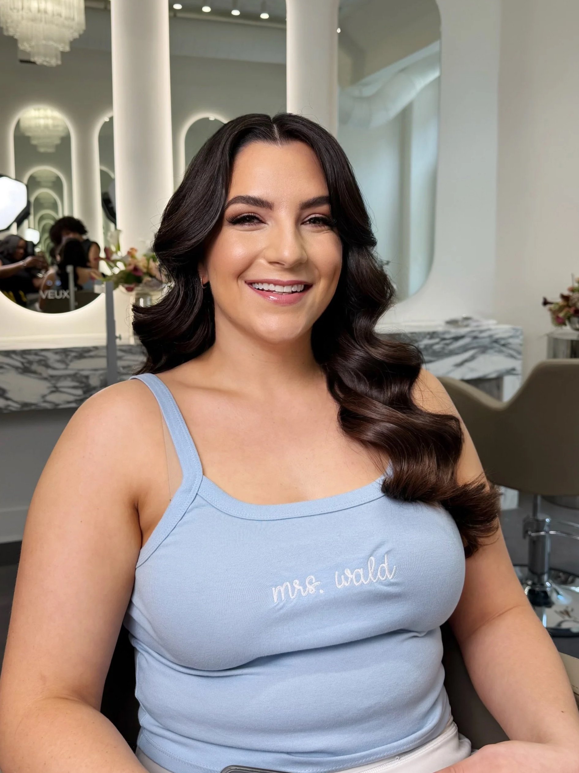 Glamorous bridal makeover