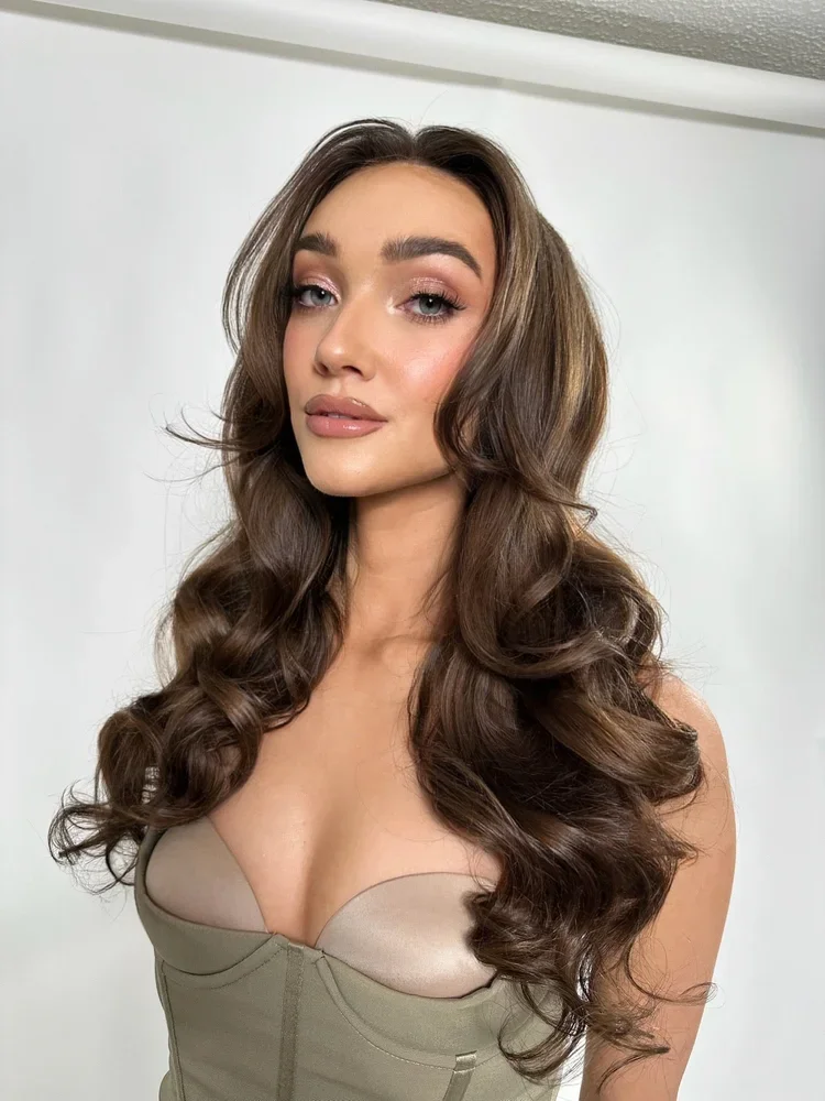 elegant hair and makeup for the bride