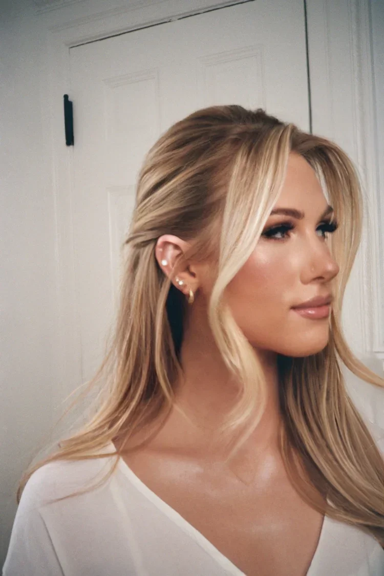 simple and elegant hair and makeup.webp