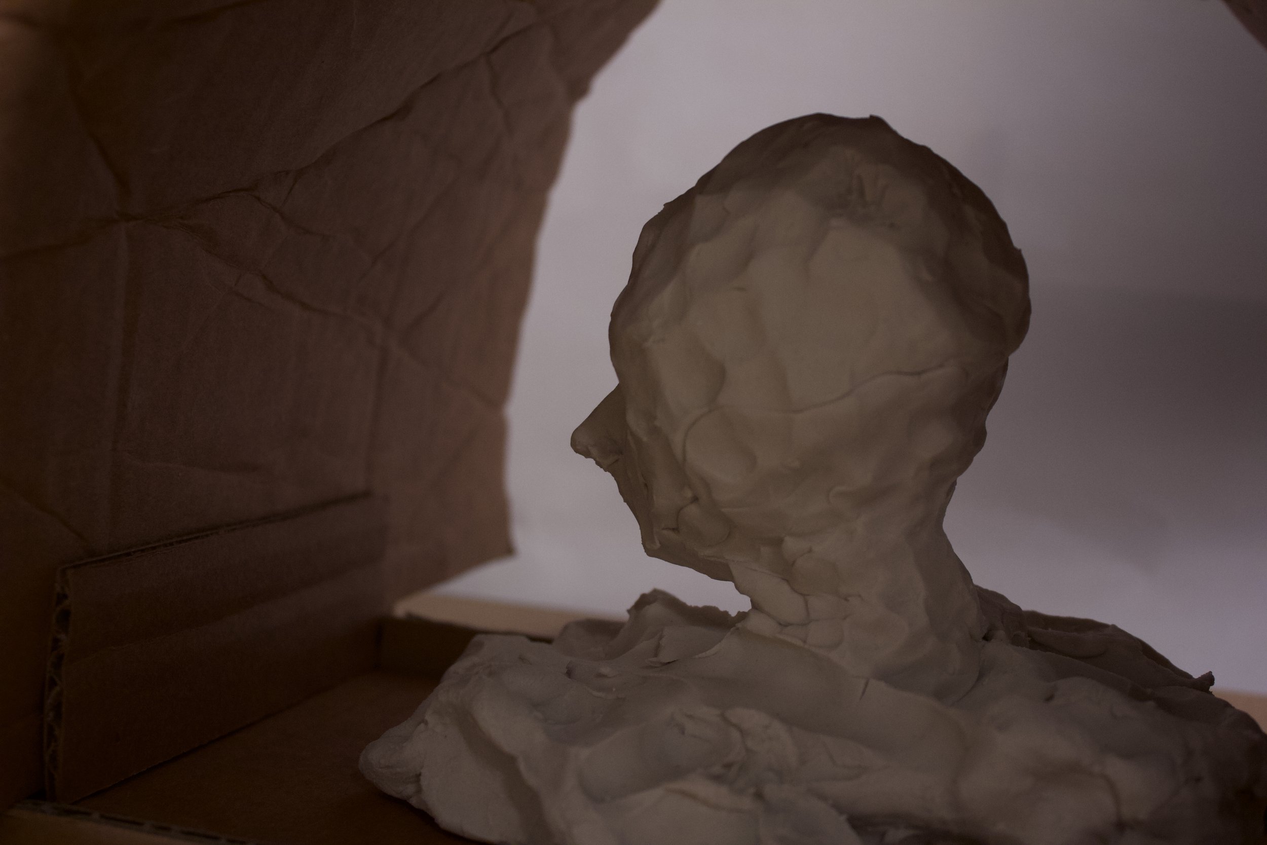 1, 2, 3, 4 ... | Porcelain, cardboard, string, wood | (detail) | 2023