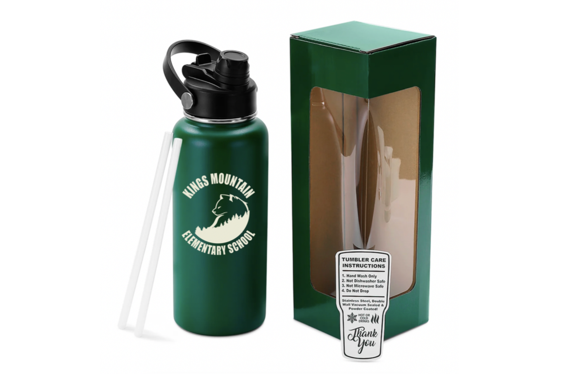 Stainless Steel Insulated Water Bottle (32 oz)