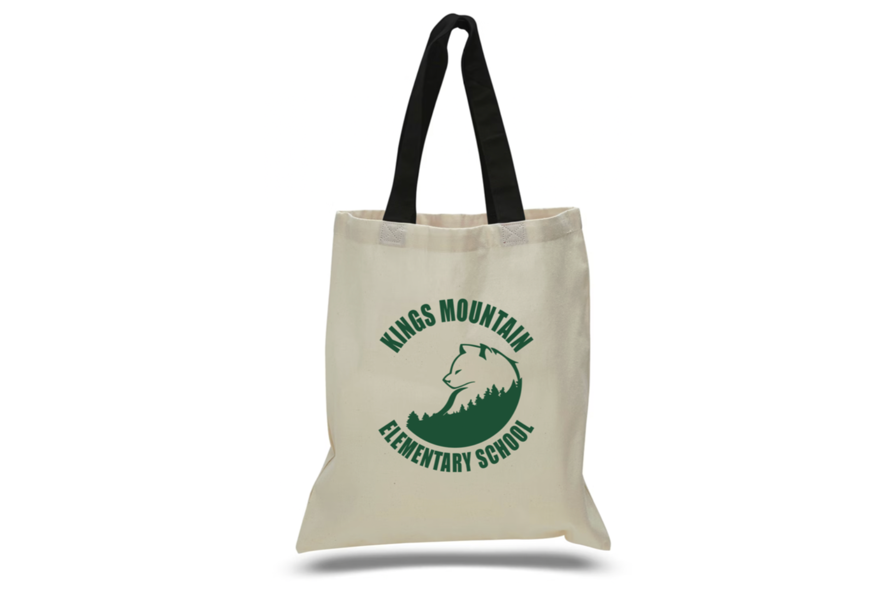 2-Tone Full Logo Canvas Tote