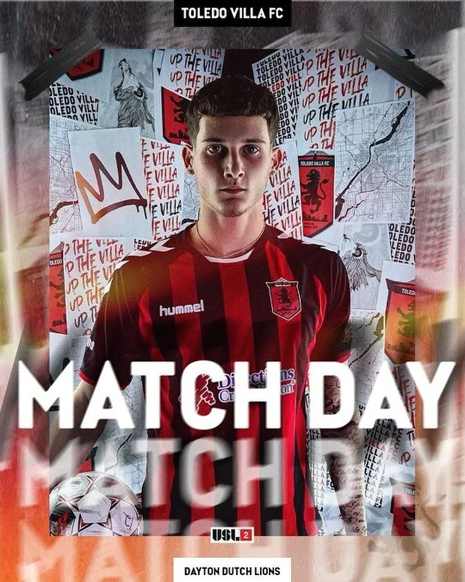 Back at home 👏

🆚 Dayton Dutch Lions FC (@dayton_dutchlionsfc)
🕖 7PM
📍Home - Paul Hotmer Field
🎟️ tickets.uslleaguetwo.com
📺 bcsnnation.com/toledo-villa-fc/