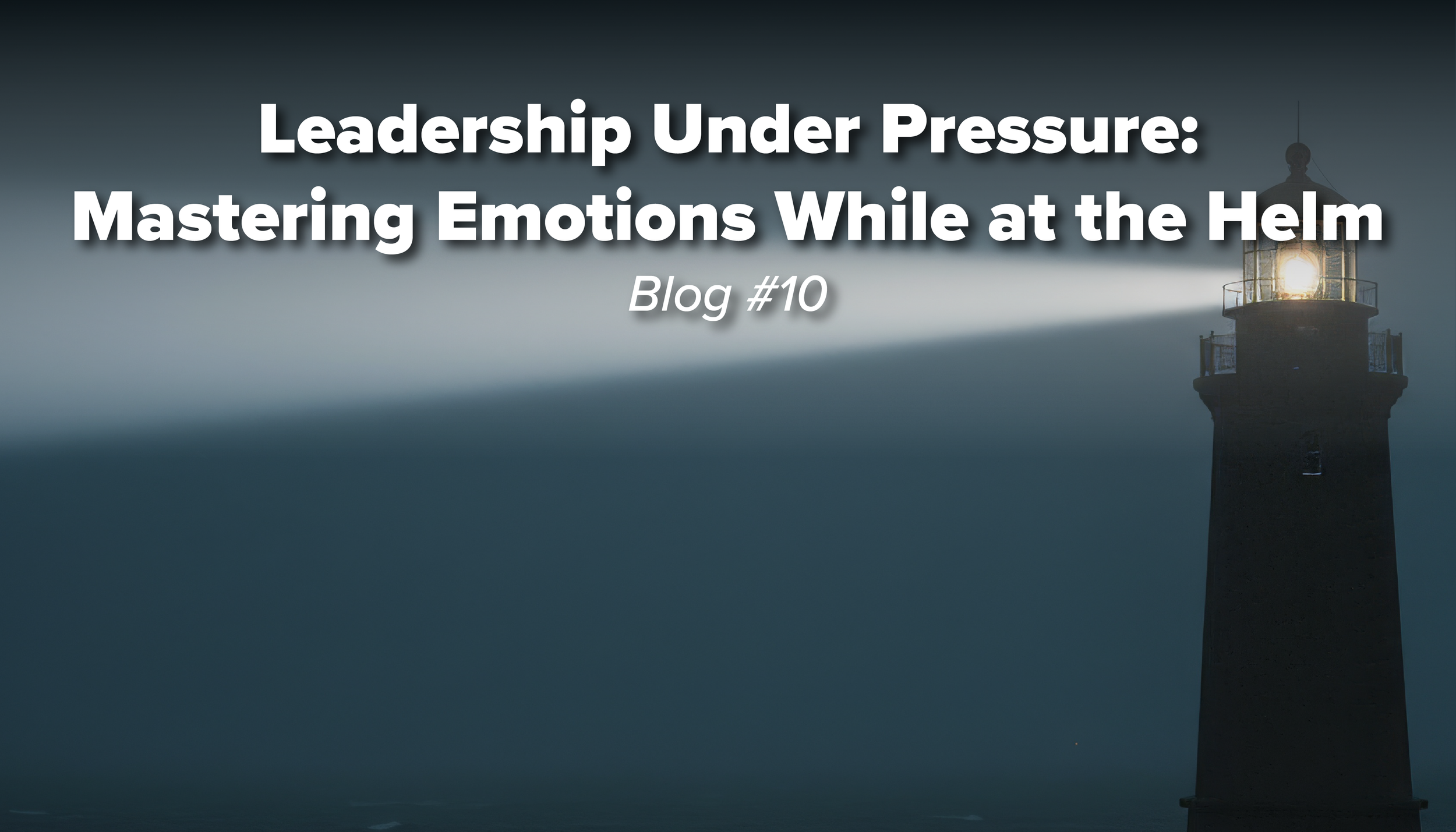 Leading Through Bewilderment: Building in the Dark