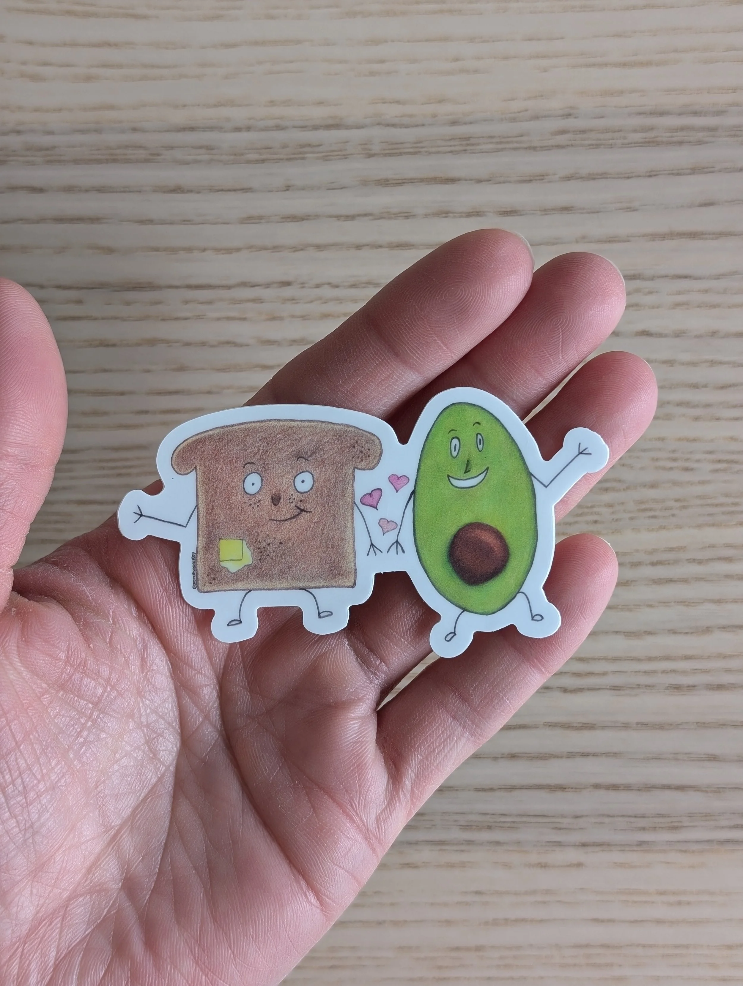 Avocado Toast Vinyl Sticker