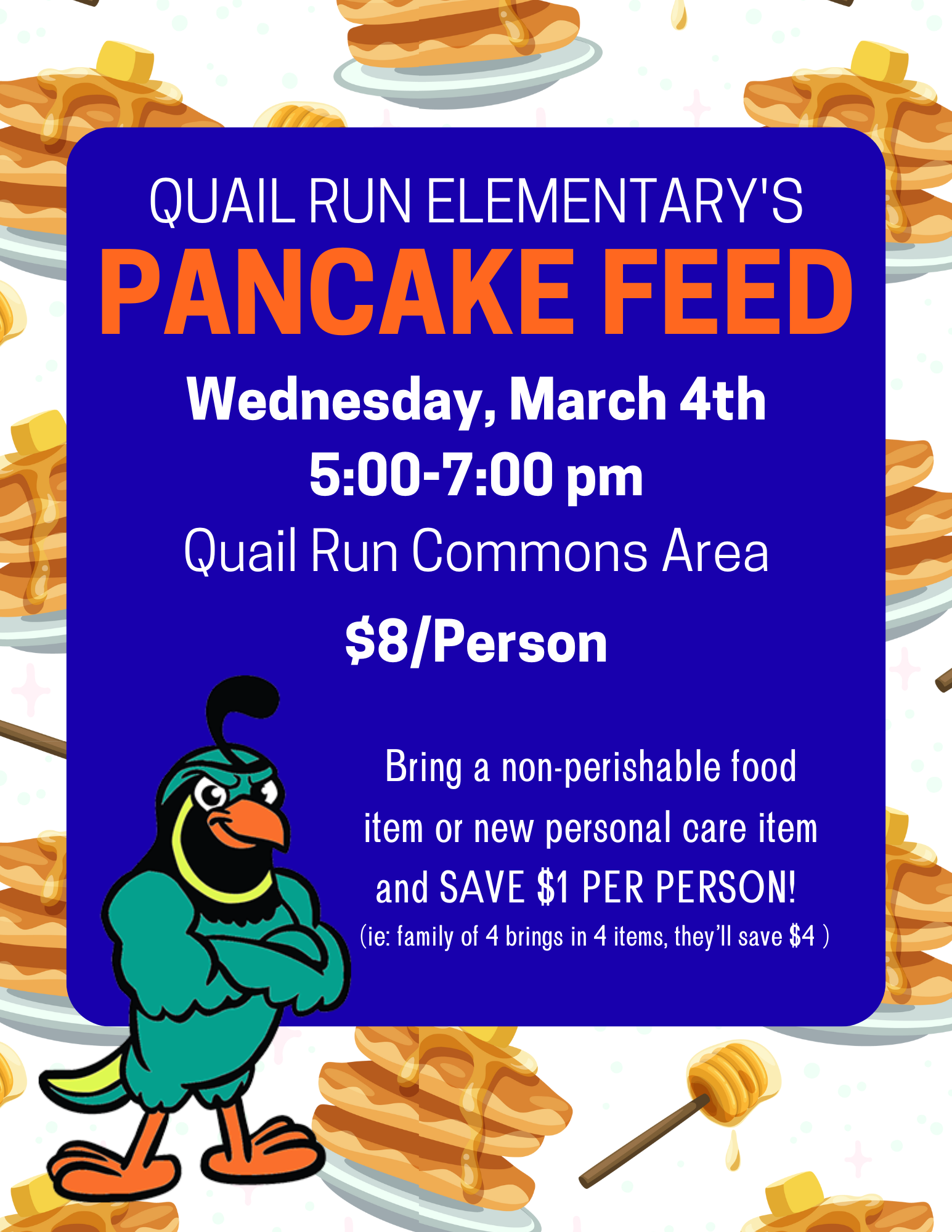 It's time for Pancake Feed! 