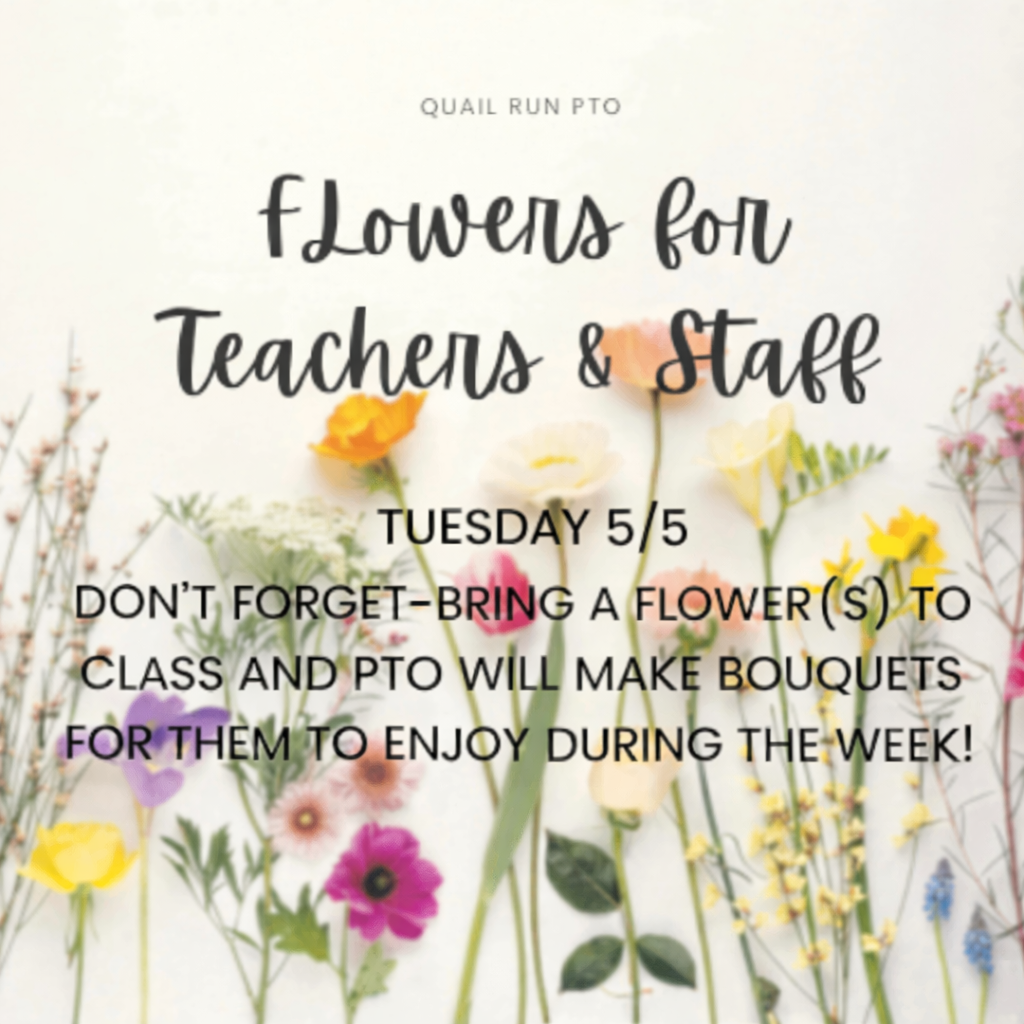 Flowers for Teachers and Staff