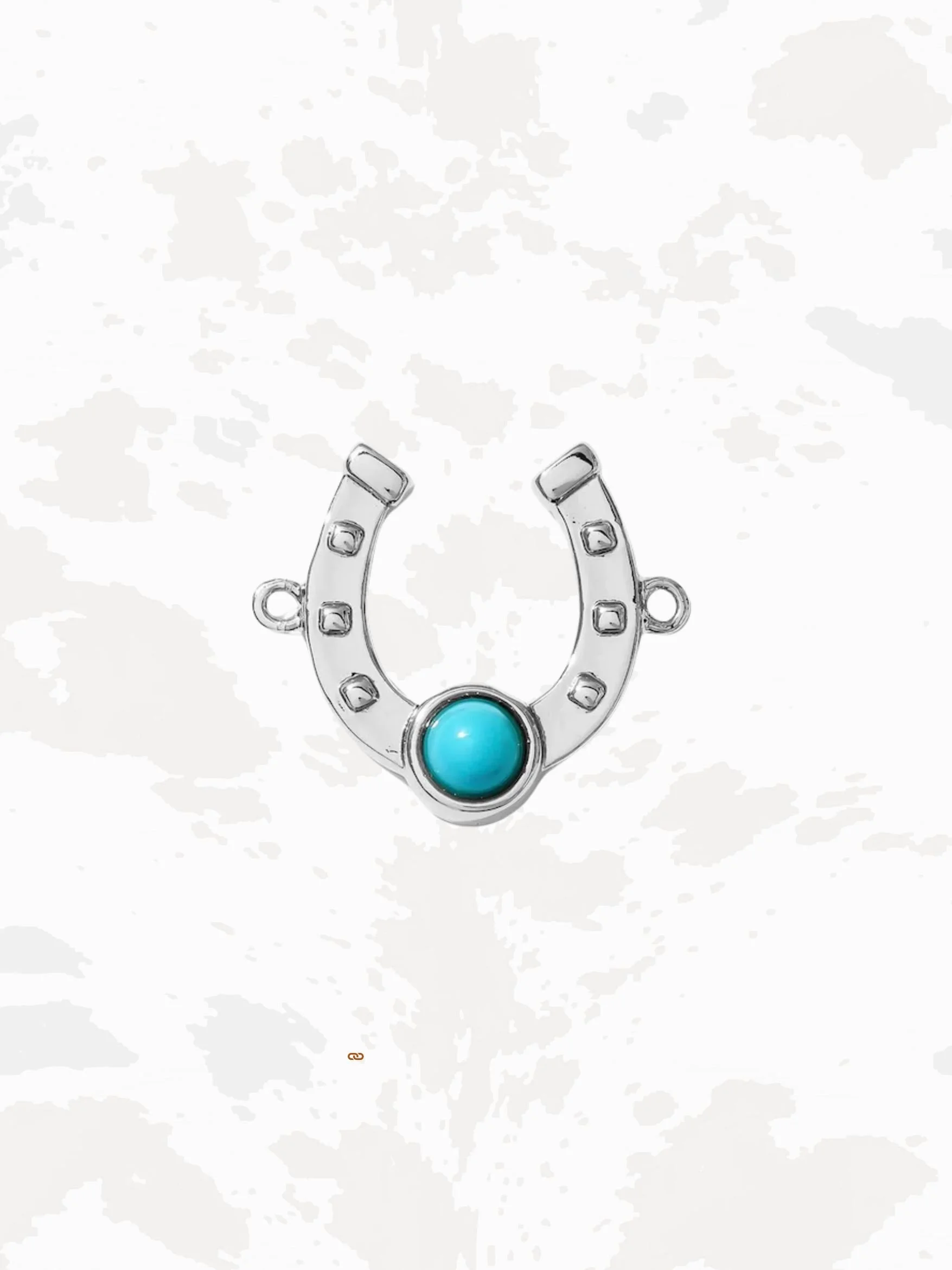 Horseshoe turquoise Silver