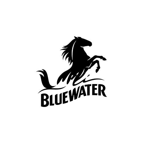 Silhouette of a person holding a balloon, with the word "Blue" and a musical note, against a dark background.