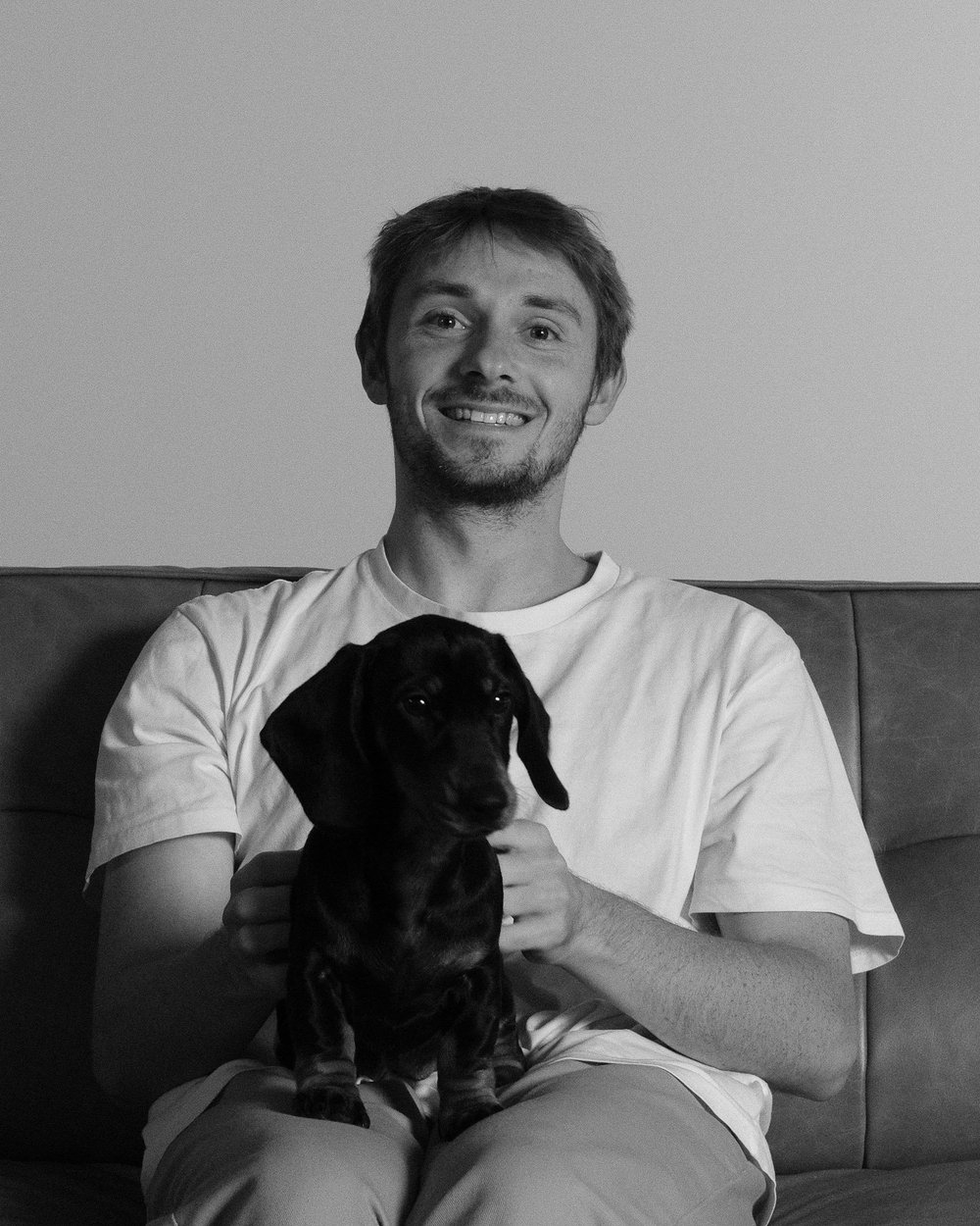 Cam with the office dog