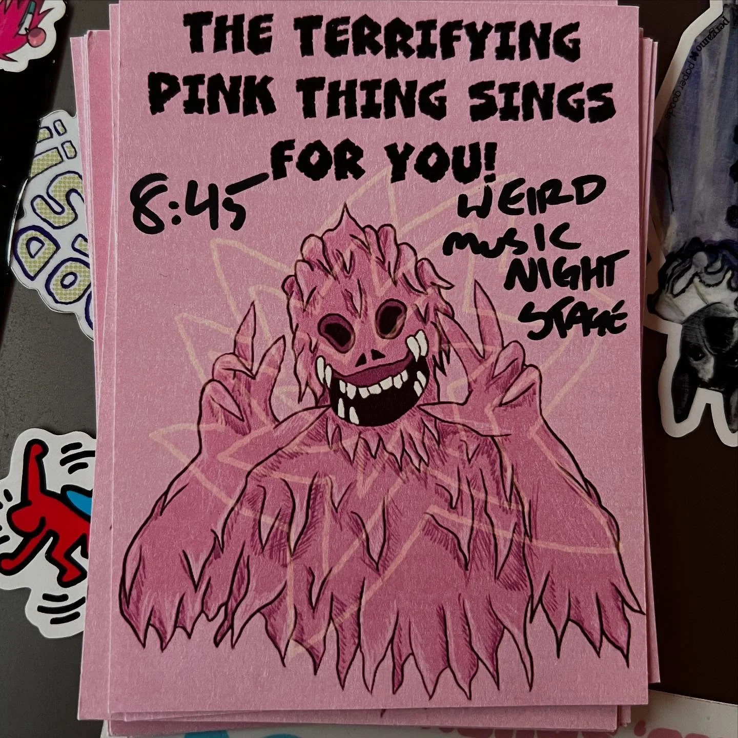 my “grand” debut* in less than an hour. 
.
.
*as a centuries-old cryptid, can one truly debut at this point? perhaps it’s more appropriate to say I’m entering my rude boi era. pick it up pick it up pick it up