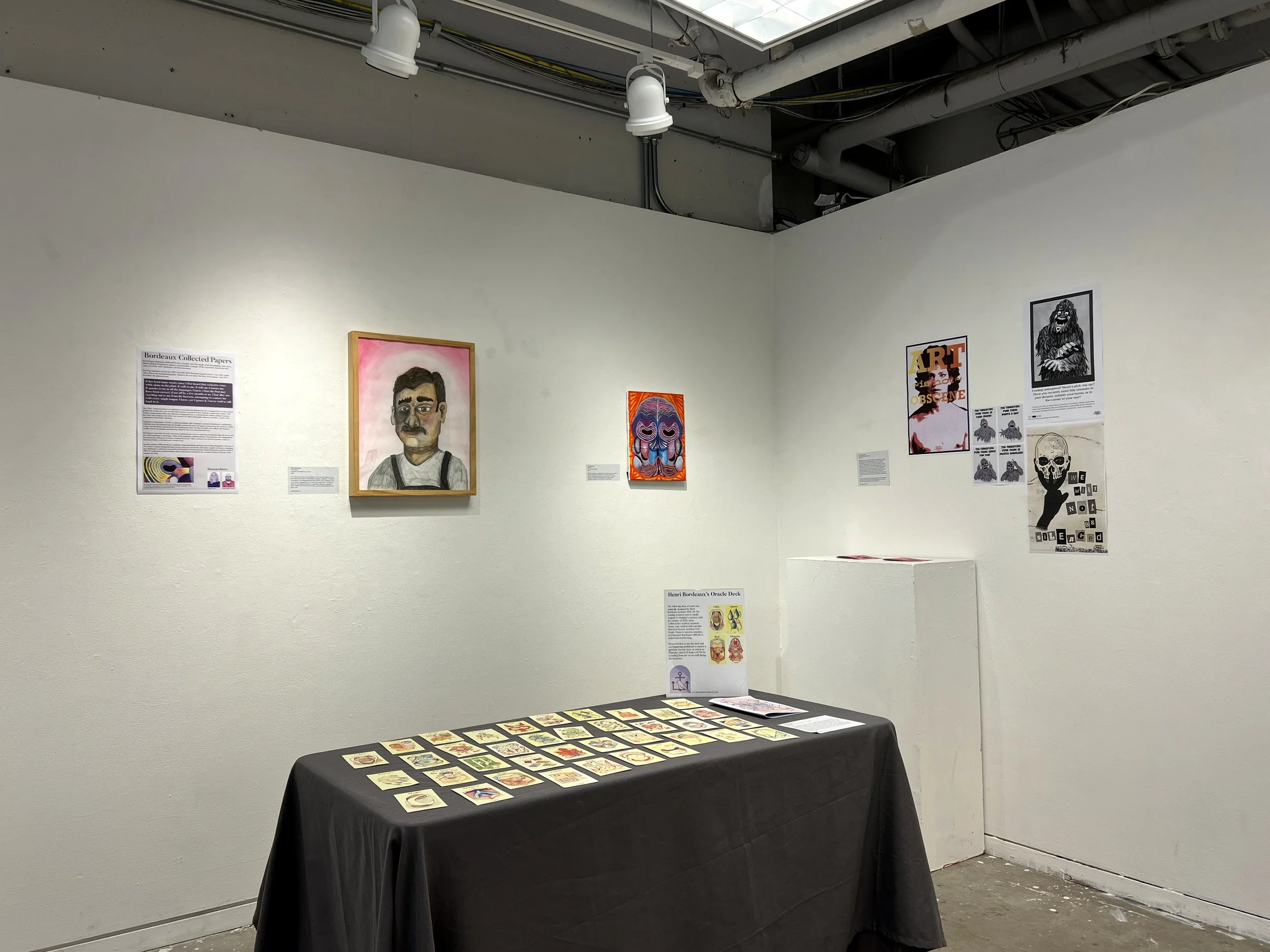 Objects from the Bordeaux + Benavides Collection and ephemera from the Anosi Archives. 