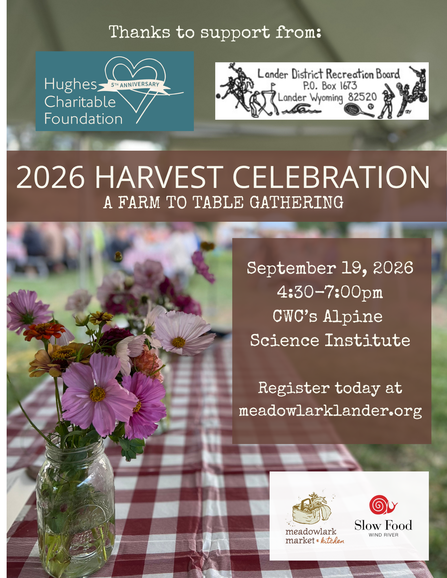 2026 Harvest Celebration - A Farm to Table Gathering