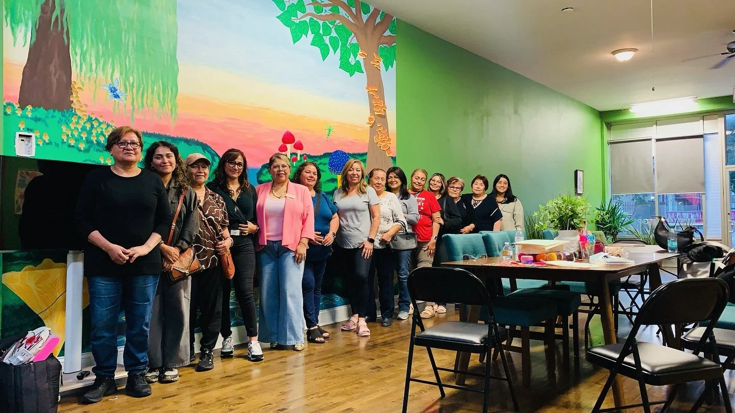 Our Taller de Bordado hosted its first session today, we&rsquo;re so happy to create spaces for community learning and joy in the midst of hard times.