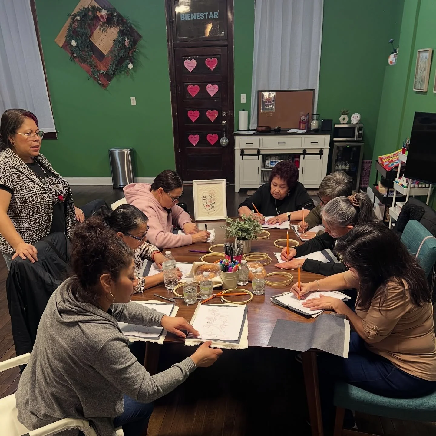We had the best time hosting a local artisan Gabby for an intimate embroidery workshop as part of our new skill share series at GPLXC. 

There&rsquo;s something so special about learning a craft directly from a neighbor&mdash;it&rsquo;s not just abou