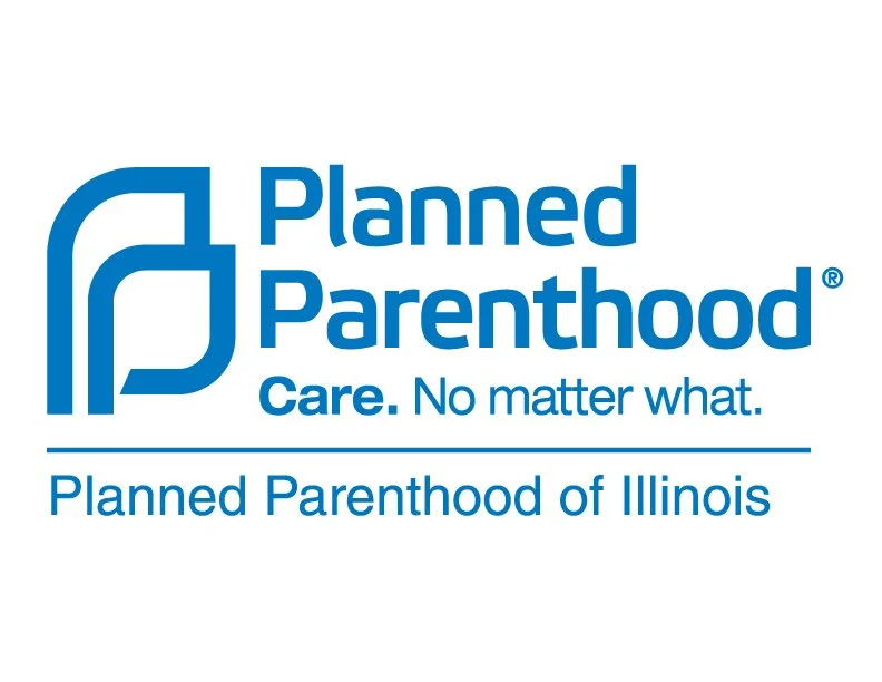 Logo of Planned Parenthood of Illinois with the slogan 'Care. No matter what.'