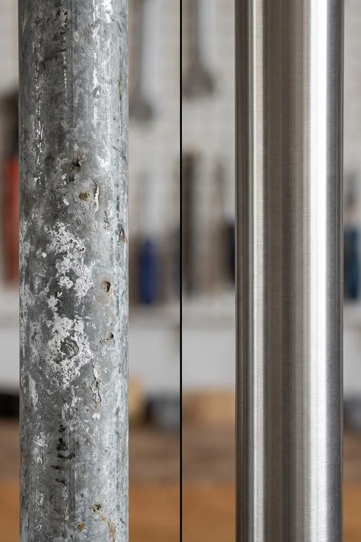 Acero Inoxidable vs Galvanizado para Exteriores: ¿Cuál Elegir?