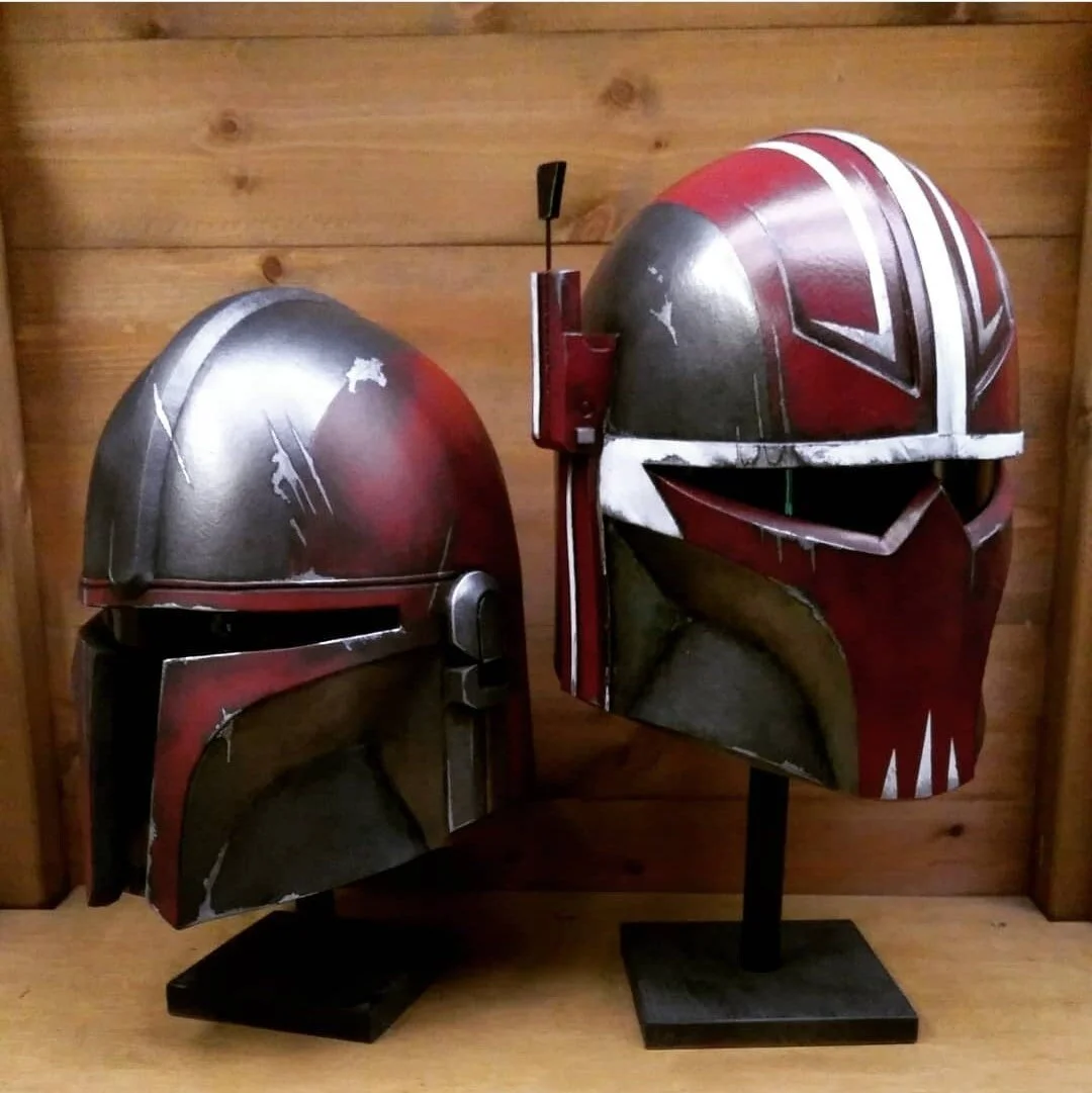 Custom Mandalorian Star Wars Helmet Lightweight Foam Cosplay Fancy