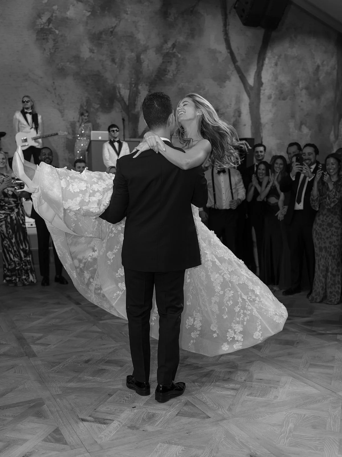 amazing cocktail space in Chicago wedding videographer