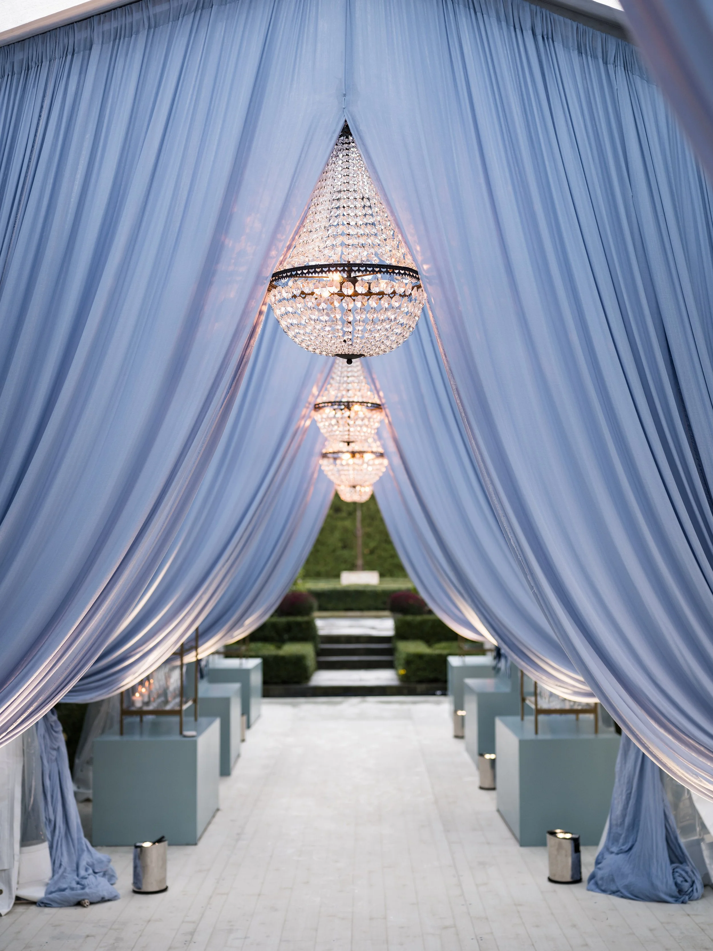 Wedding Reception Entrance Curtains