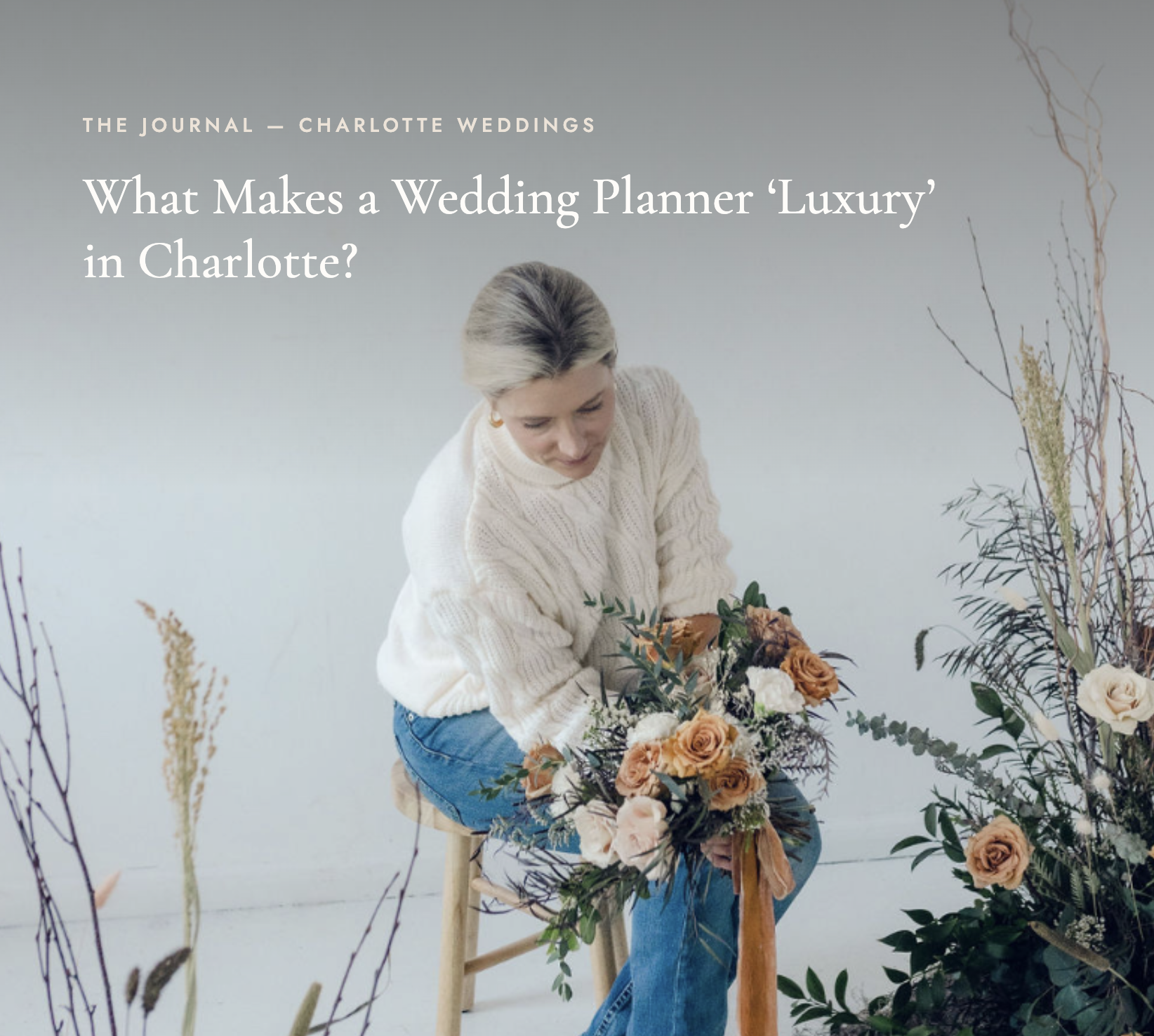 What makes a wedding planner ‘luxury’ in Charlotte?