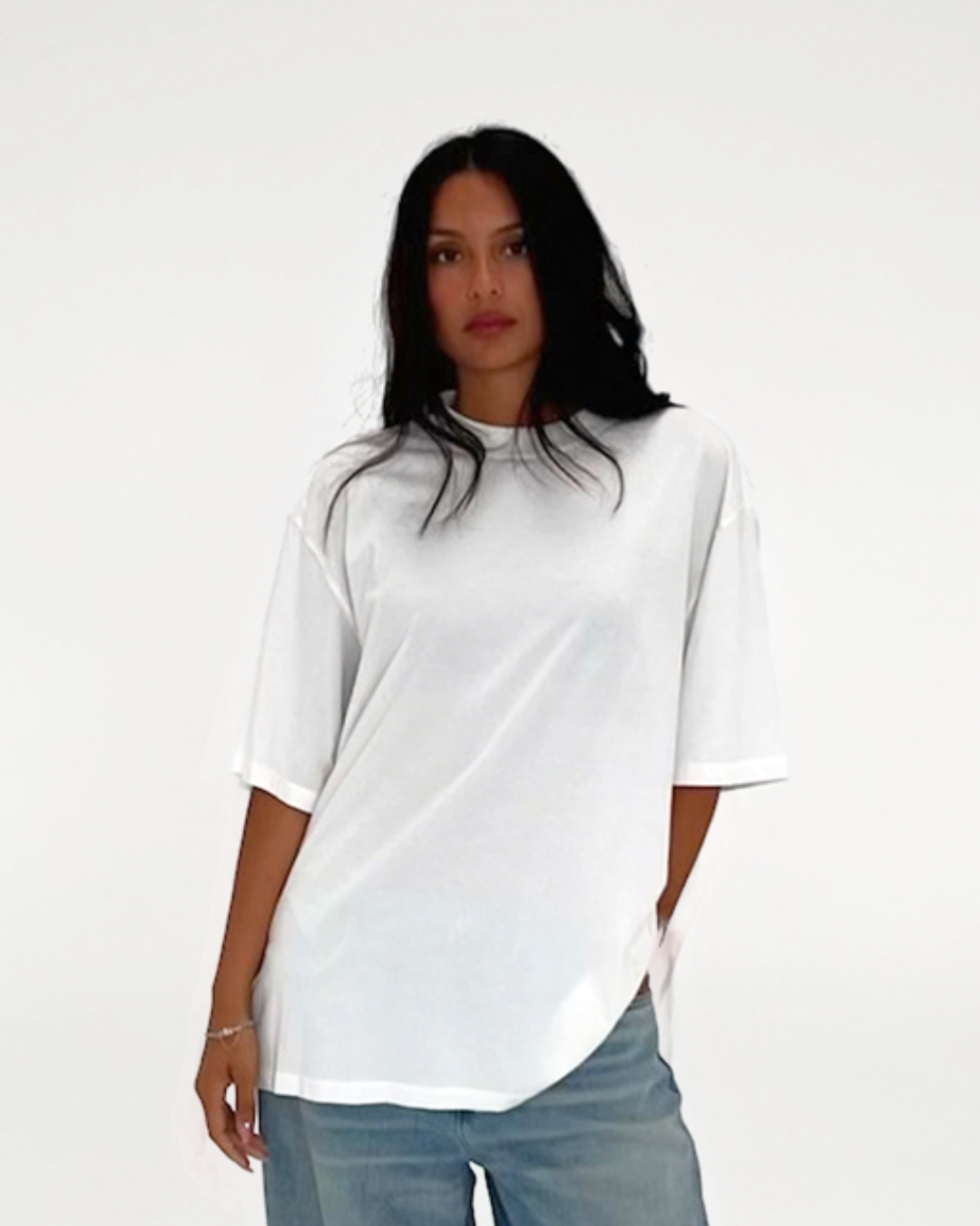 White Rad Habits Basic Tee