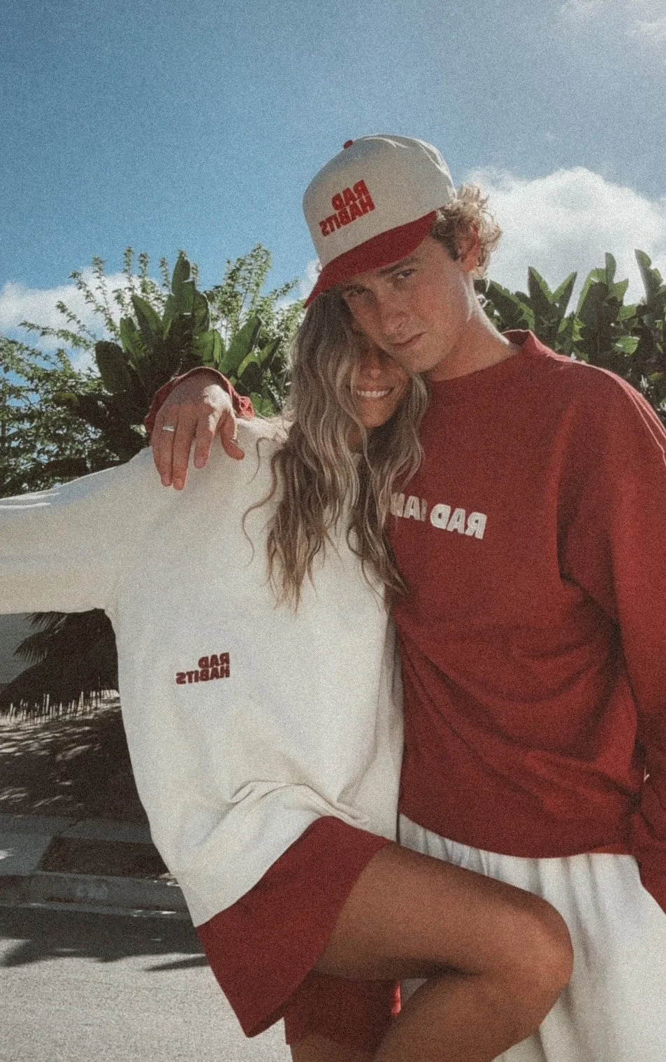 Rad Habits Crewneck - Cream