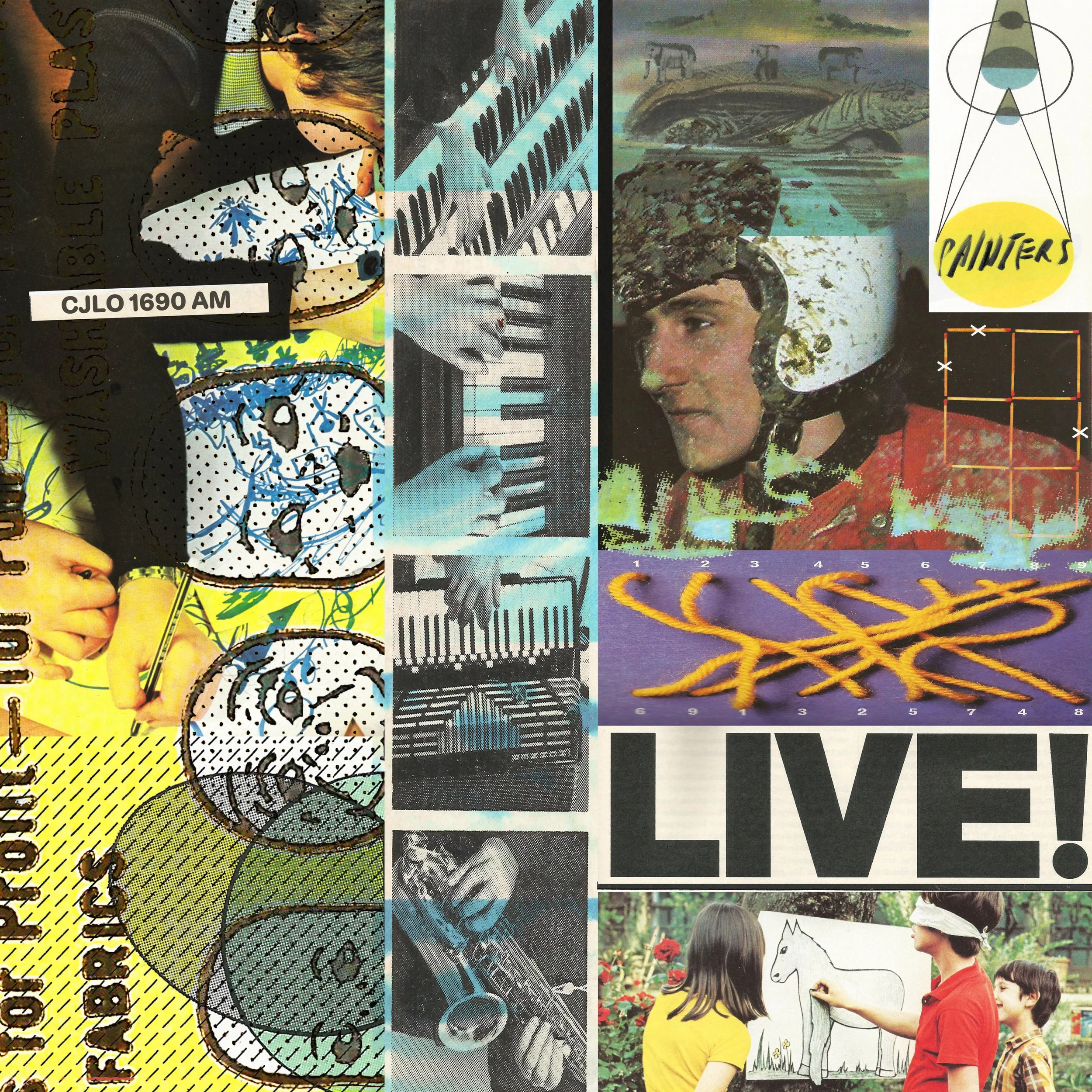 THE PAINTERS LIVE EP ARTWORK BY JOSH SALTER