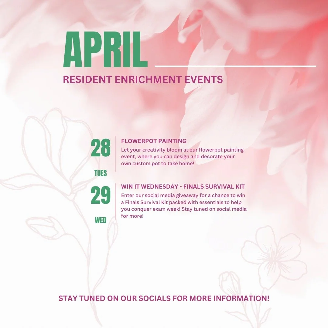 Check out our April events!