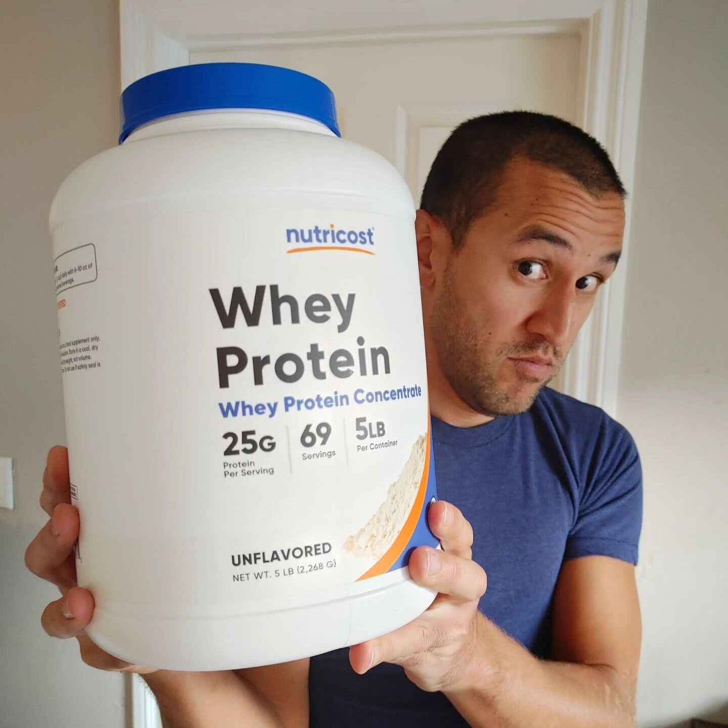 This is the biggest protein container ever.

#gobigorgohome
#semperporro
#alwaysforward