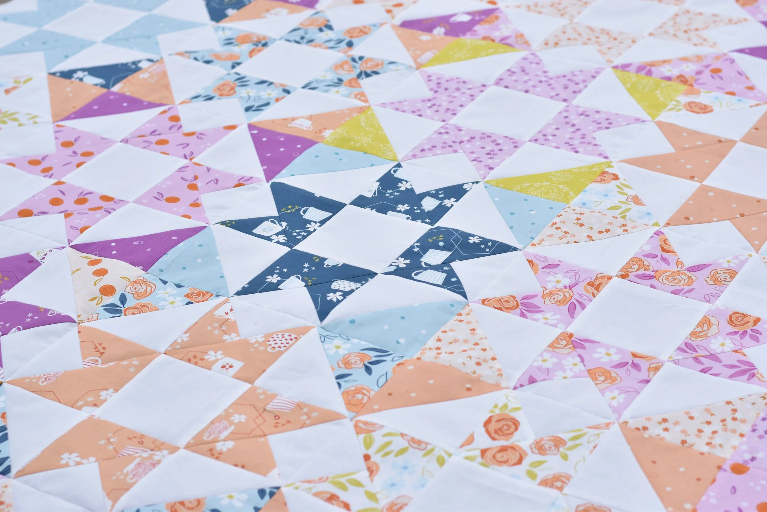 Amberlight II Quilt by Amanda Castor of Material Girl Quilts
