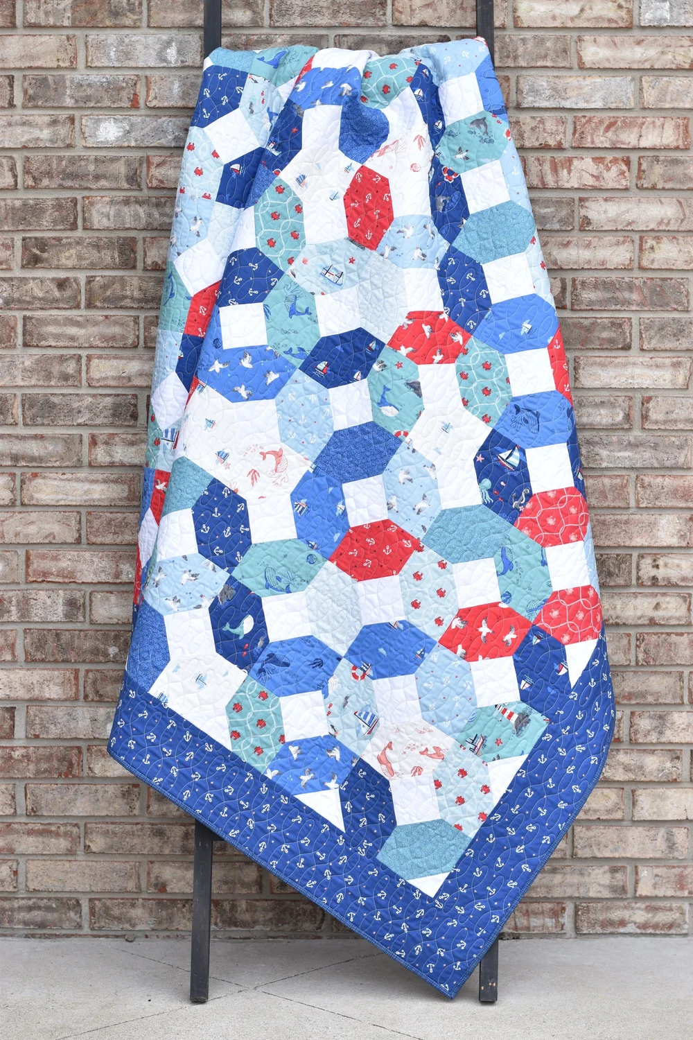 View of Kansas Dugout Quilt (pre-cut friendly!) — Material Girl Quilts