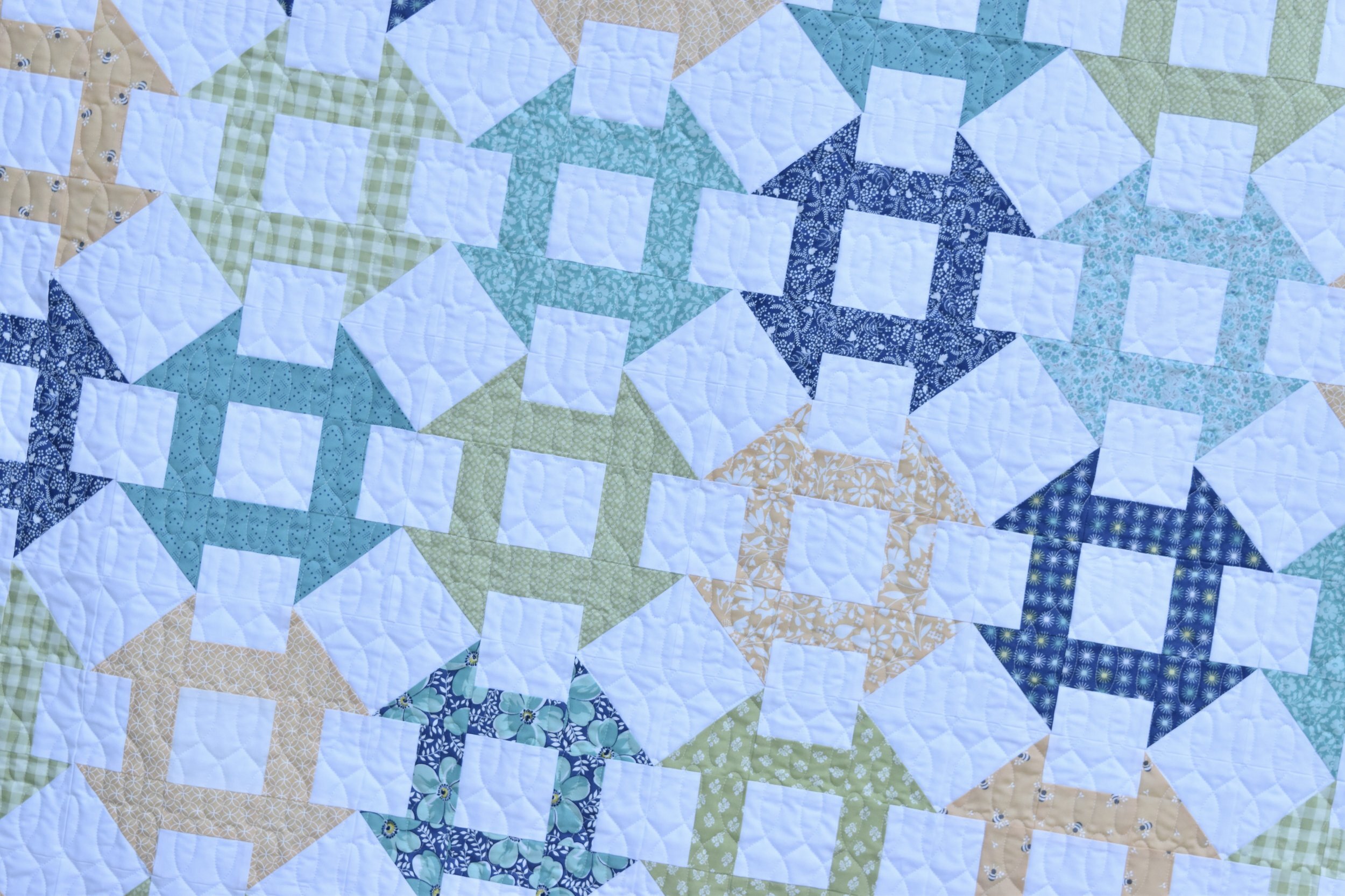 Butter Quilted Fabric by the Yard