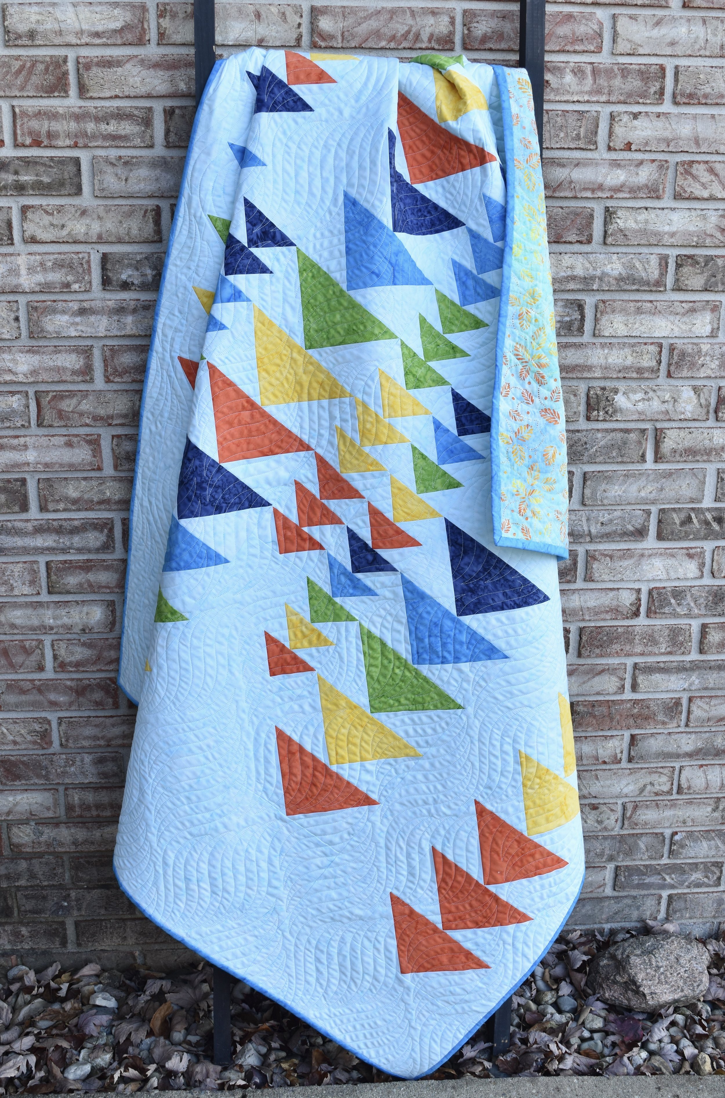 a quilt is nice: Flying Geese Quilt (no. 4)