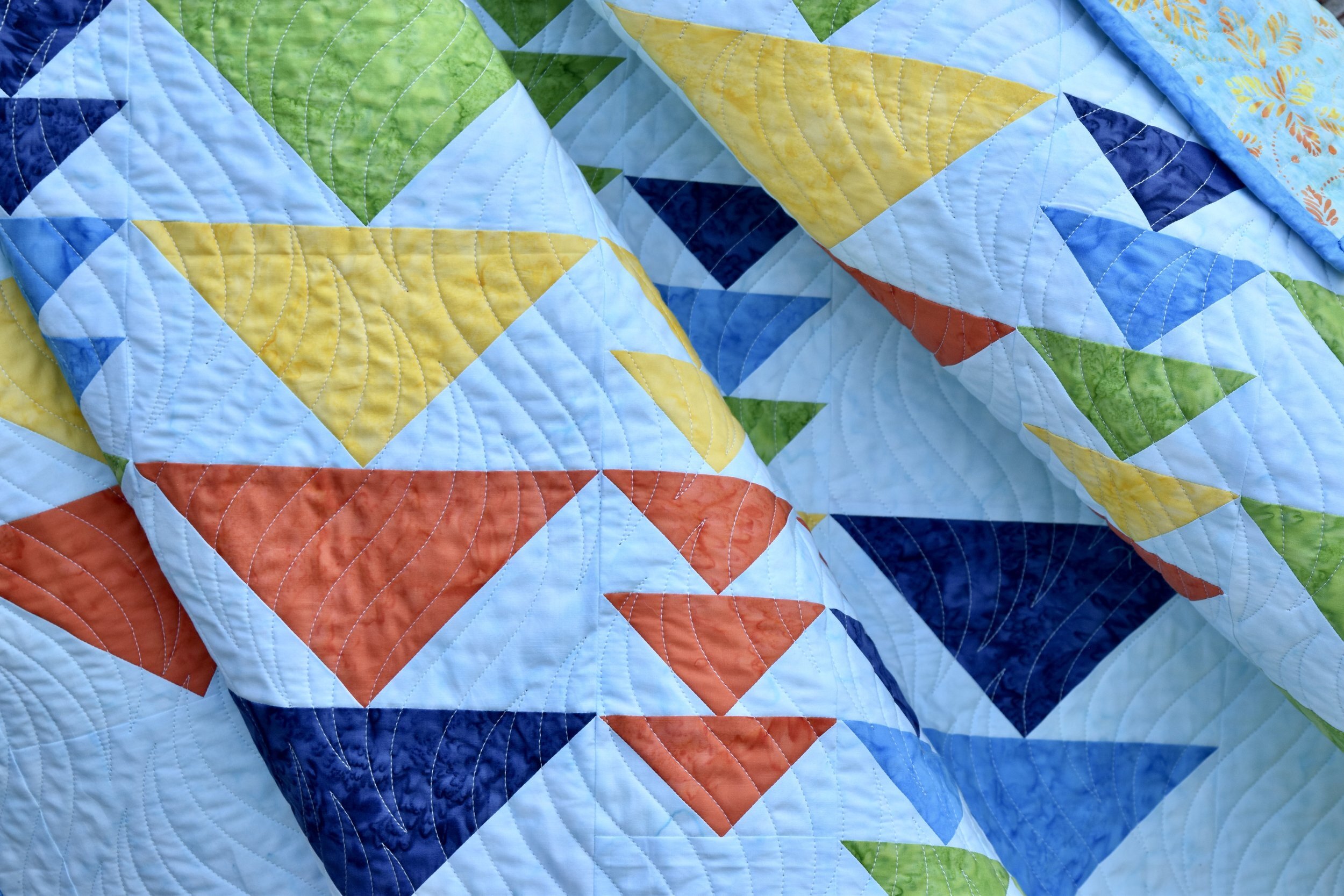 No Waste Flying Geese Tutorial {and a new Heading South quilt!!} — Material  Girl Quilts