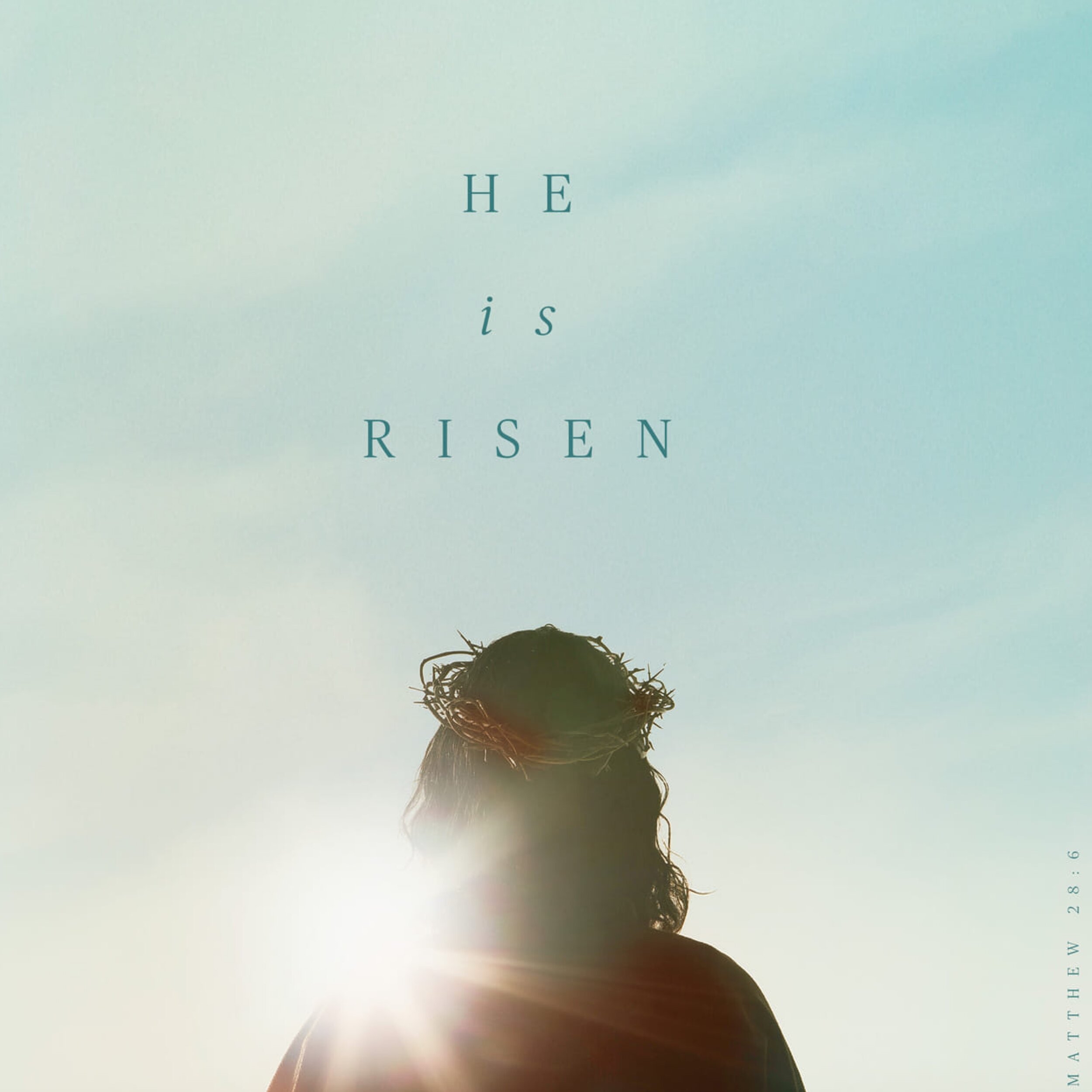 He is risen ✝️💛

The angel said to the women, &ldquo;Do not be afraid, for I know that you are looking for Jesus, who was crucified. He is not here; he has risen, just as he said. 🌤

Come and see the place where he lay. Then go quickly and tell hi