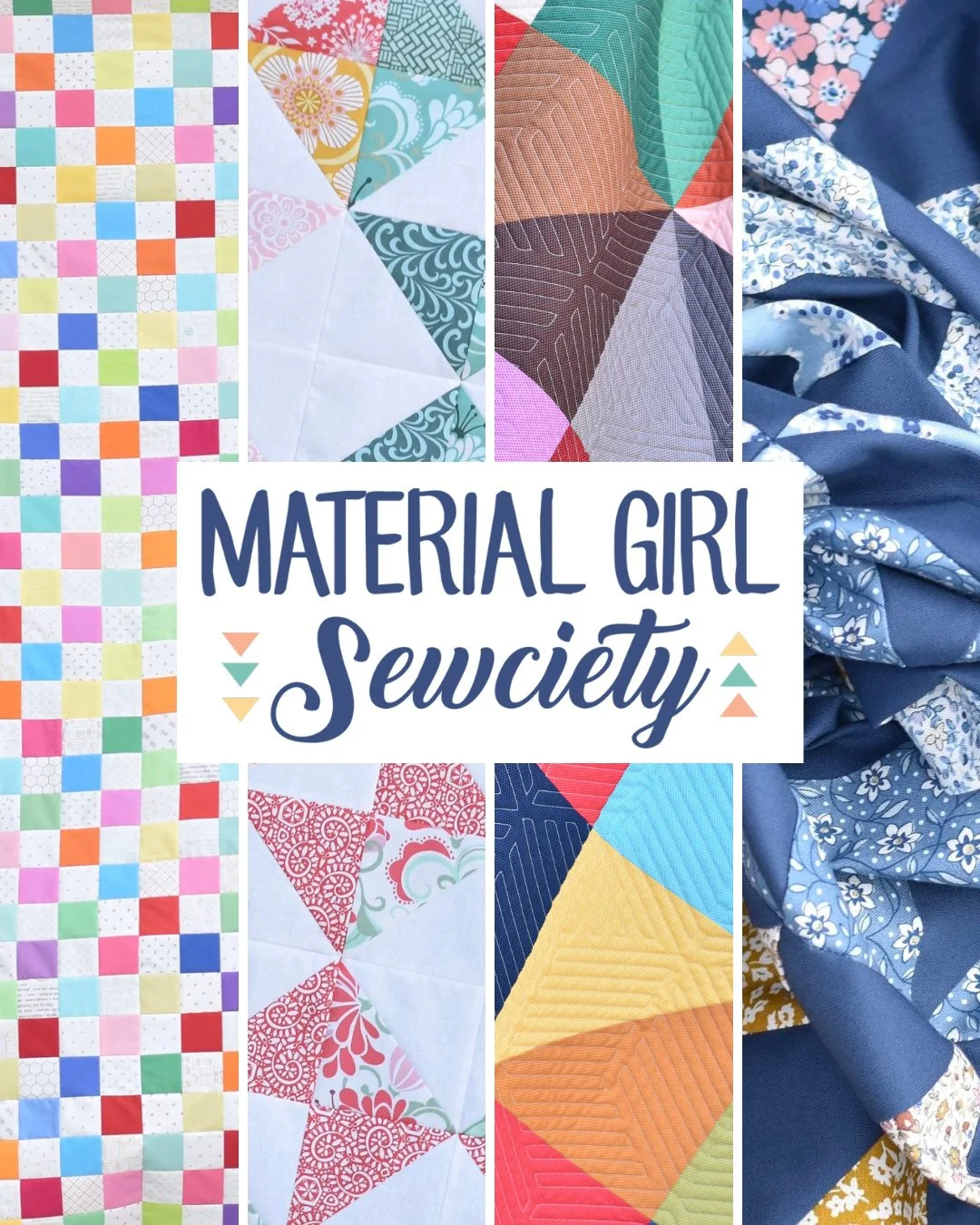 Do you ever see the monthly tutorial projects and think, man, I really wish I had a PDF pattern for this one?⁠
⁠
Well, PDF patterns are just one of the many perks of joining the Material Girl Quilts Sewciety! Comment SEWCIETY to see the list of perks